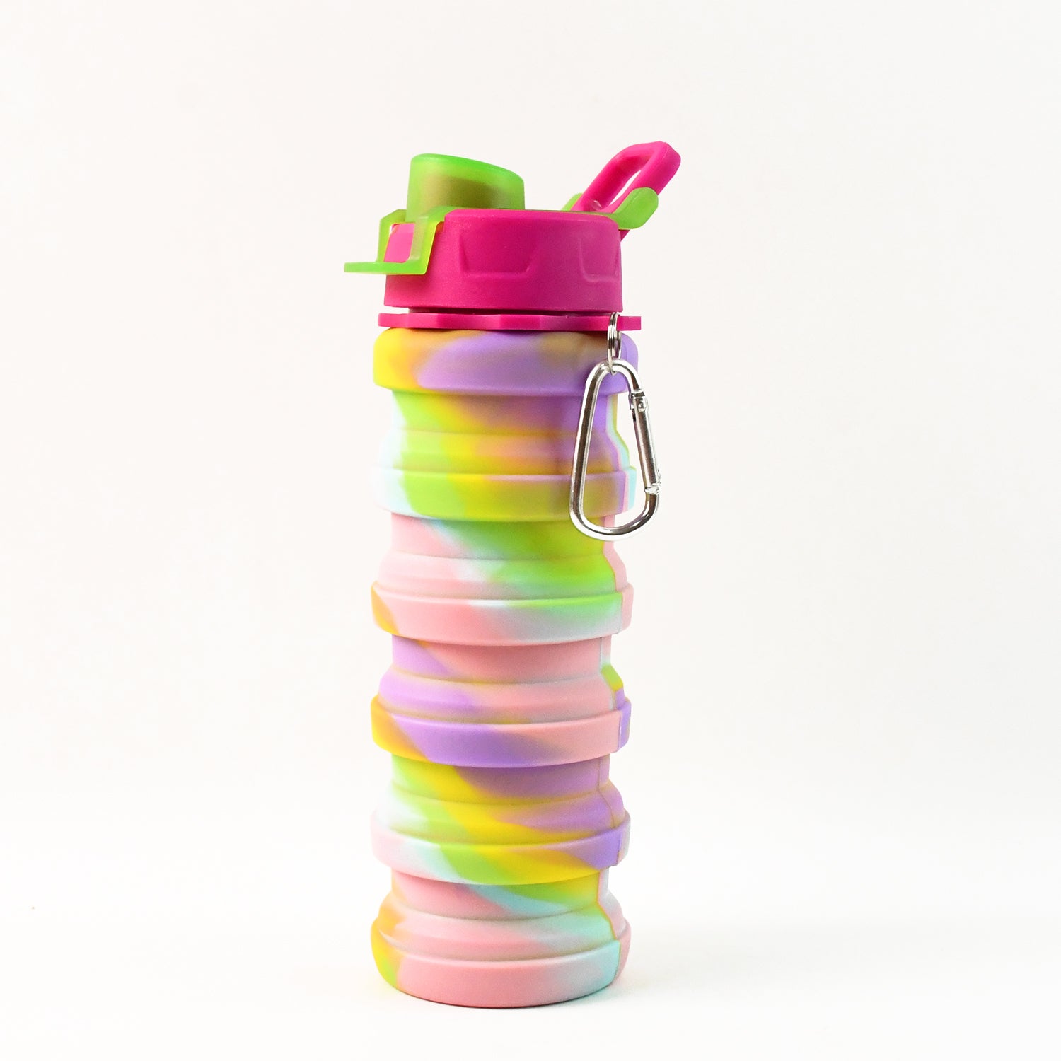 Colorful Collapsible Silicone Water Bottle (1 Pc) - Image 5