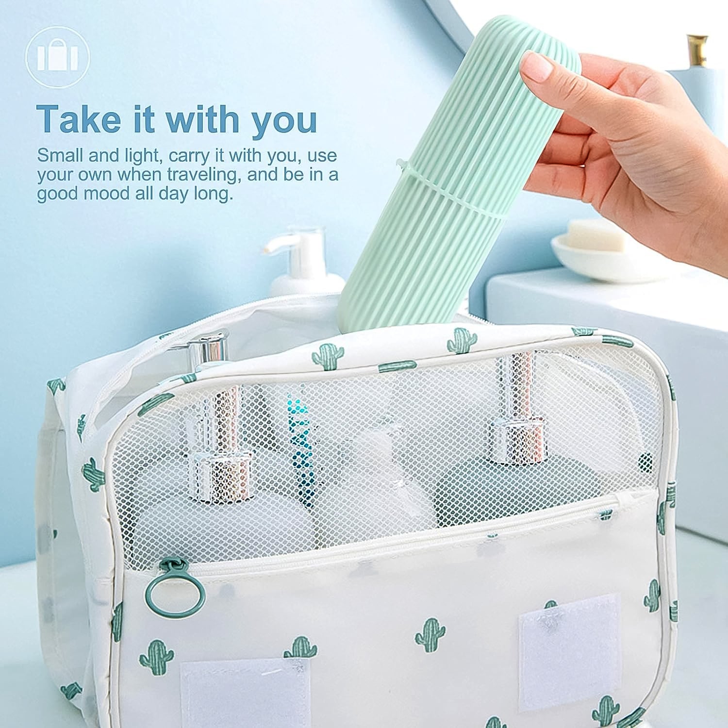 Capsule Shape Travel Toothbrush Toothpaste Case Holder (Multicolor / 3 Pcs Set) - Image 3