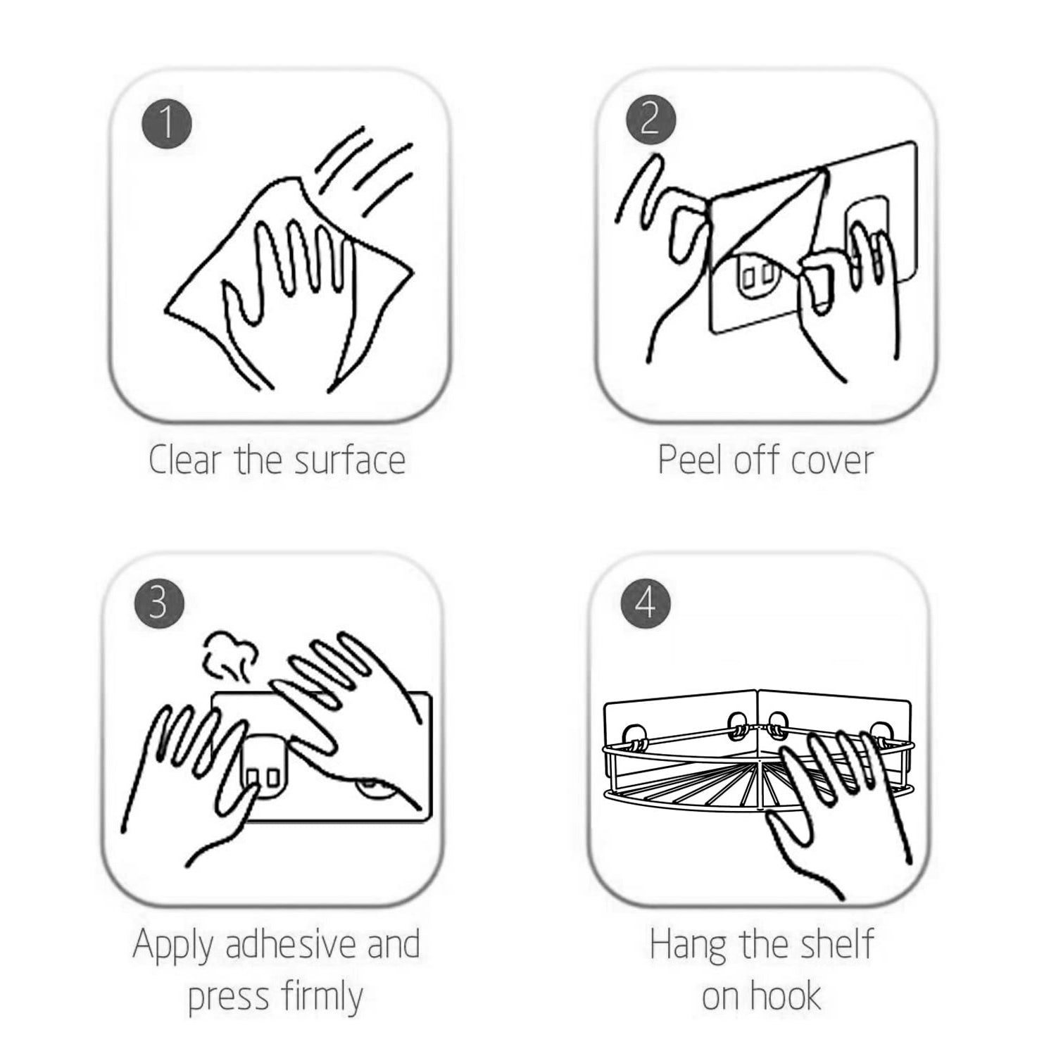 1 Pc Shower Caddy Corner for holding and storing various household stuffs and items etc. - Image 8