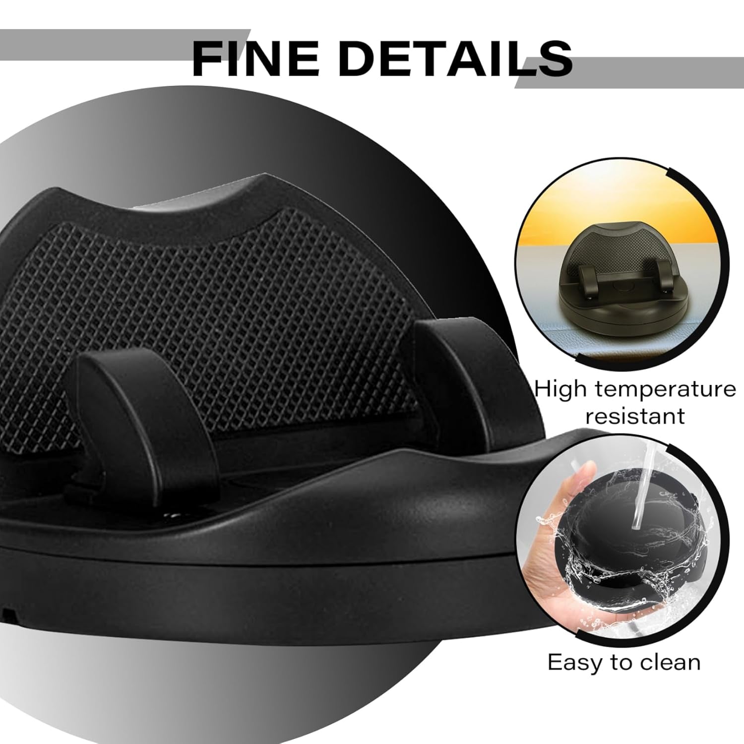 2 in 1 Car Anti-Slip Mat, Phone Holder Non Slip Sticky Phone Mount Holder (1 Set) - Image 6