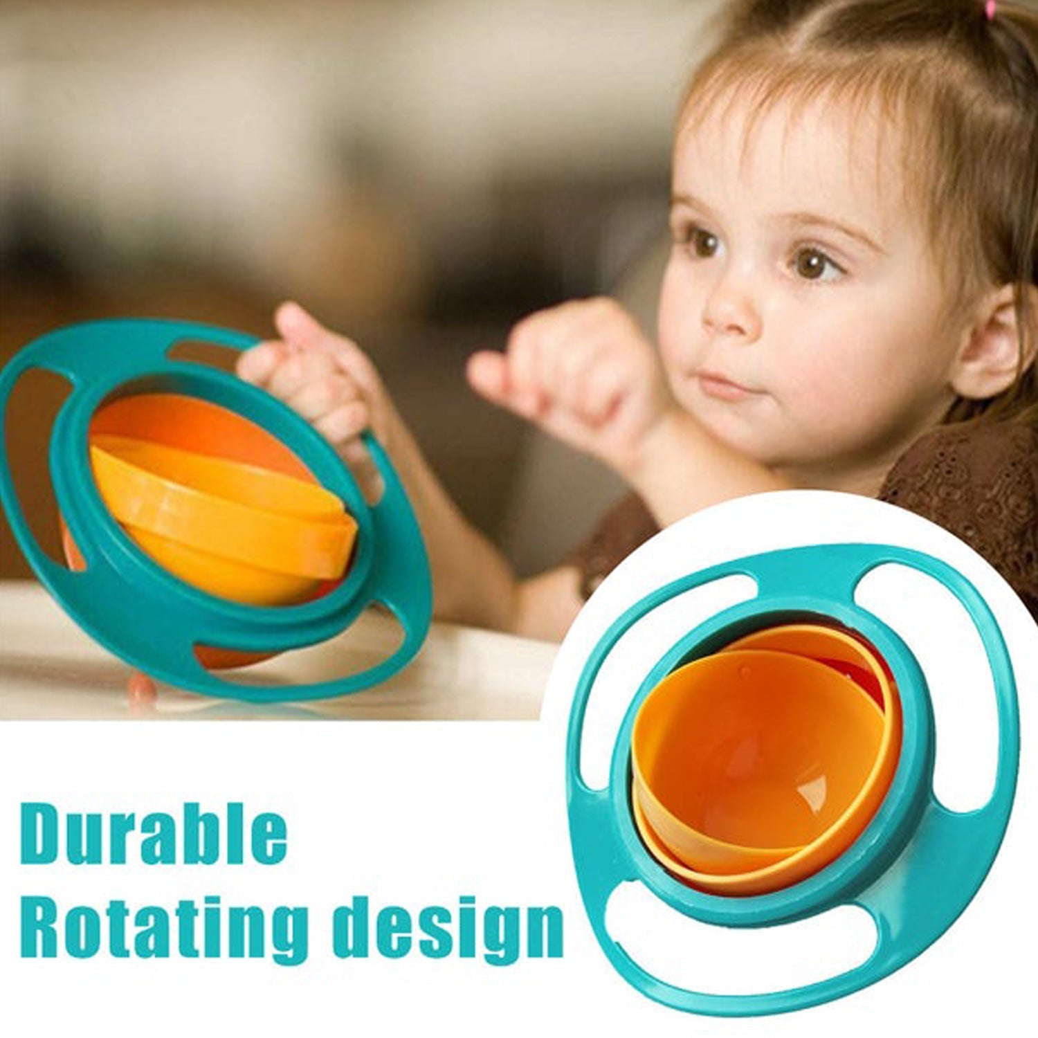 Rotating Baby Bowl used for serving food to kids and toddlers etc. - Image 6