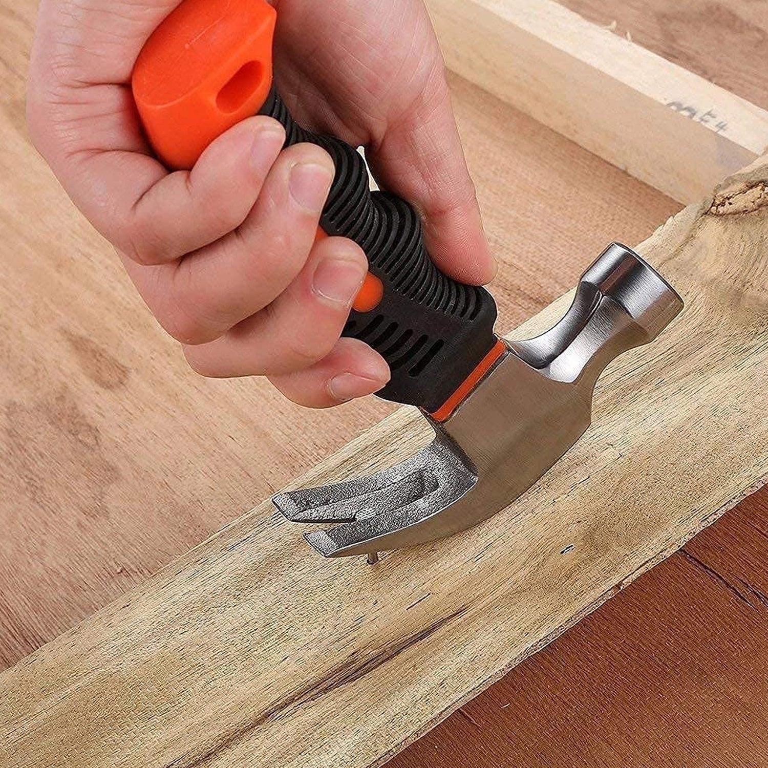 Mini Claw Hammers Short Handle Plastic Grip (300 gram) - Image 3