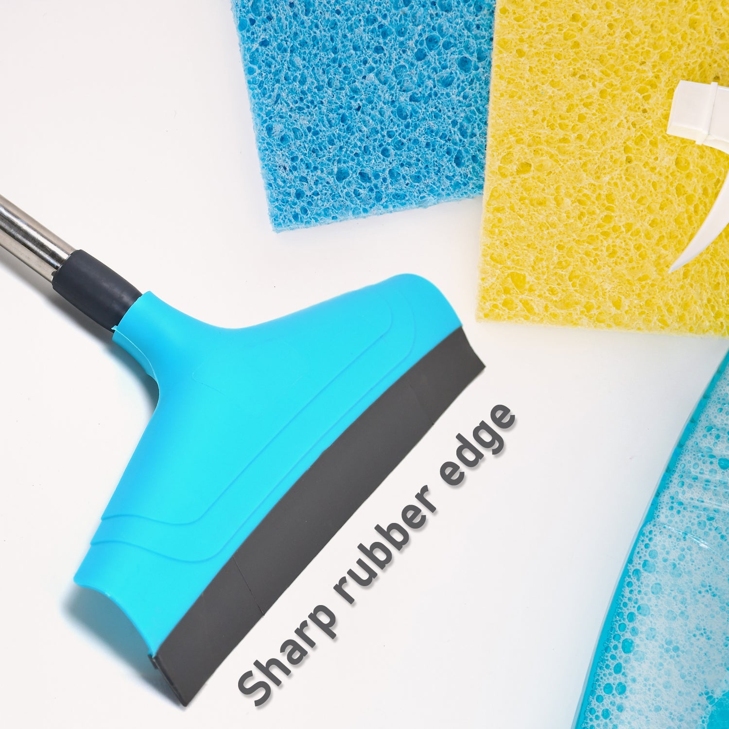 Telescopic Home / Bathroom Wiper 12 Inch (30 cm), Plastic Floor Wiper - Image 5