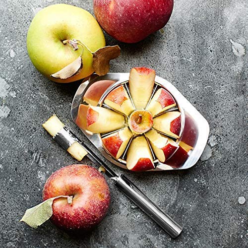 Stainless Steel Apple Cutter / Slicer with 8 Blades and Handle - Image 6