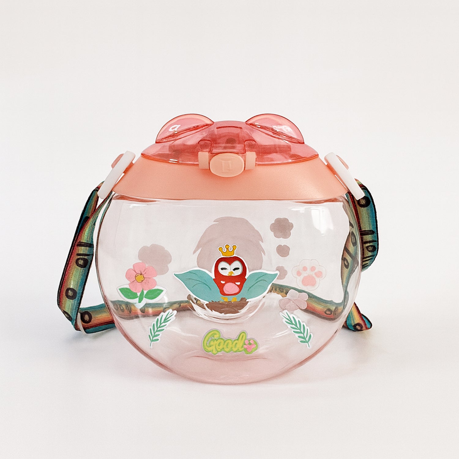 Round Belly Shape Kids Water Bottle (400Ml / 1 Set ) - Image 5