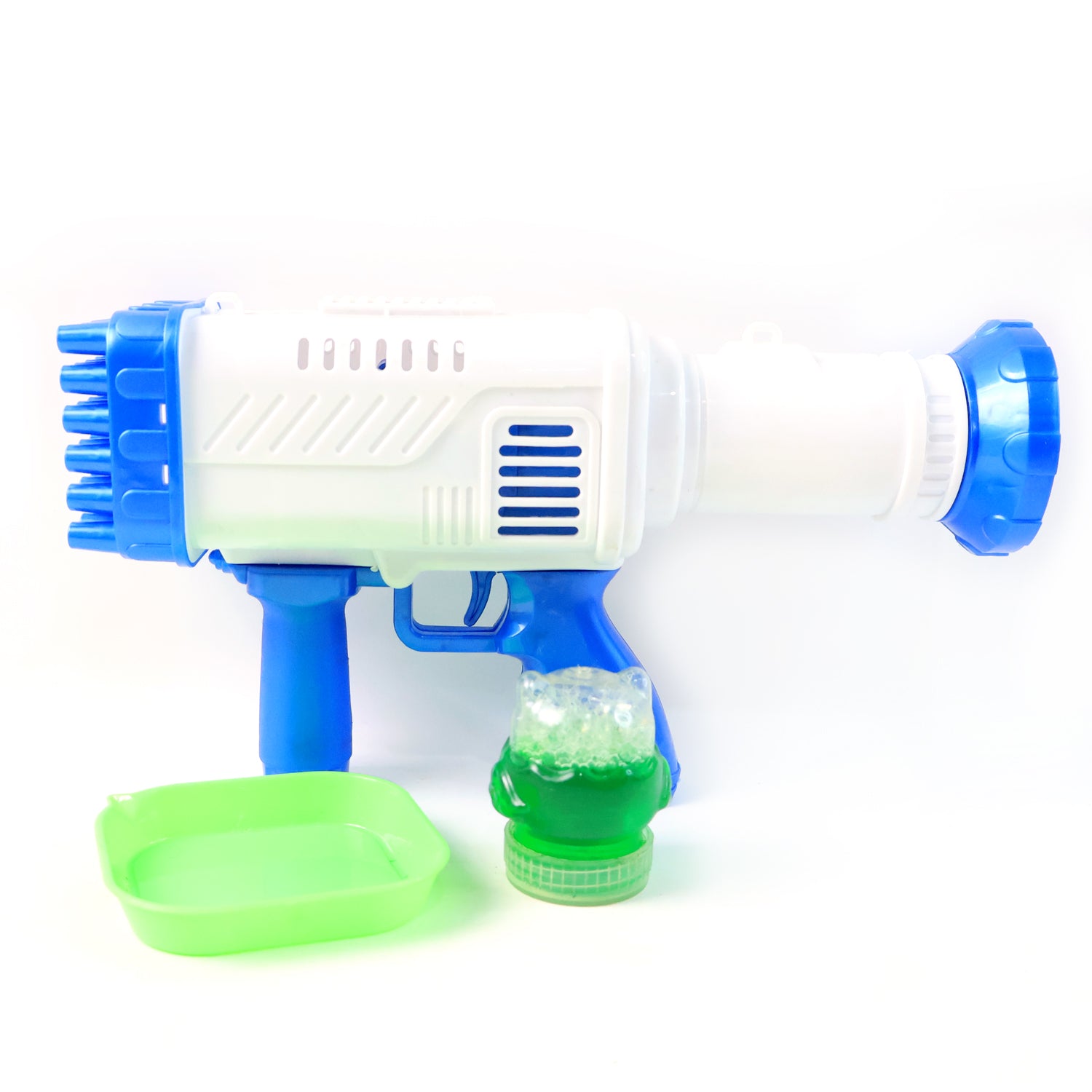 32 Holes Big Powerful Machine Bubble Gun Toys (1 Set) - Image 5