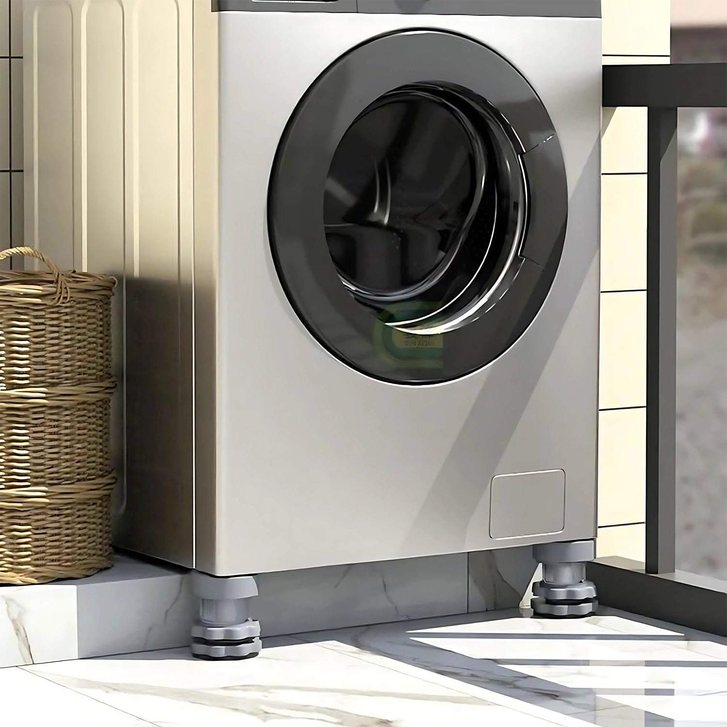 Adjustable Anti-Vibration Pads for Washing Machine and Refrigerator Base (4 Pc) - Image 3