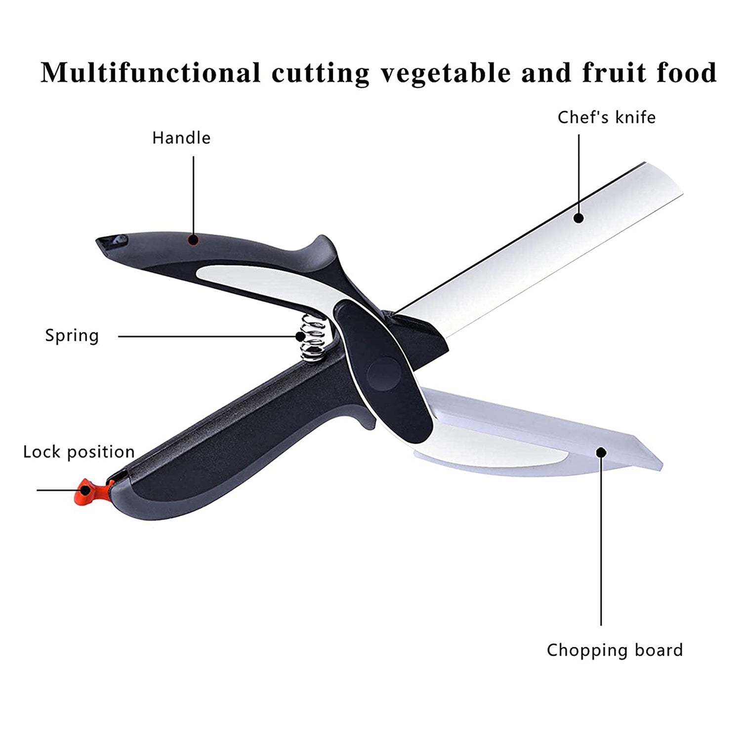 Clever Cutter 2 in 1 Food Chopper Slicer Dicer Vegetable Fruit Cutter - Image 6