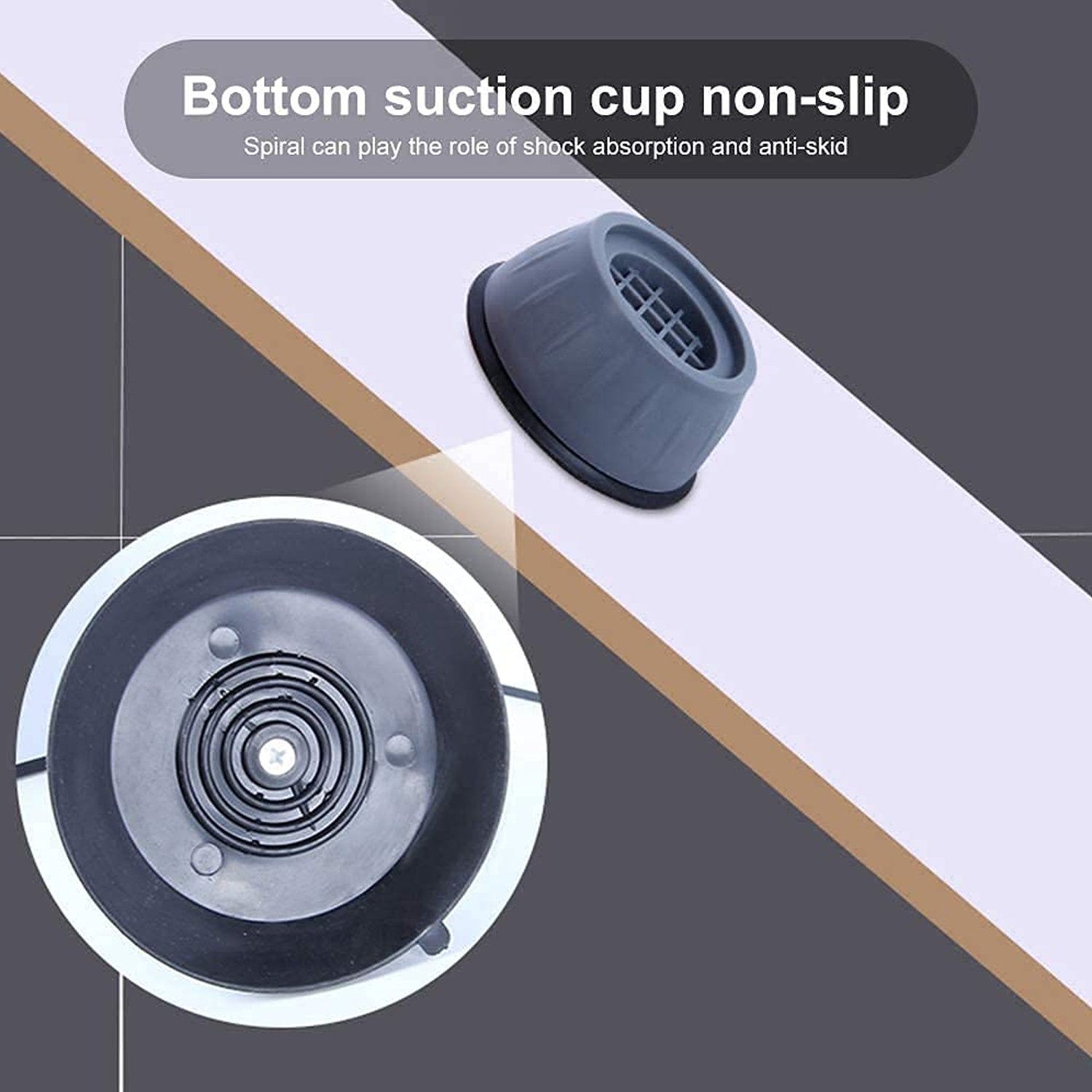 Anti Vibration Pads with Suction Cup Feet - Image 7