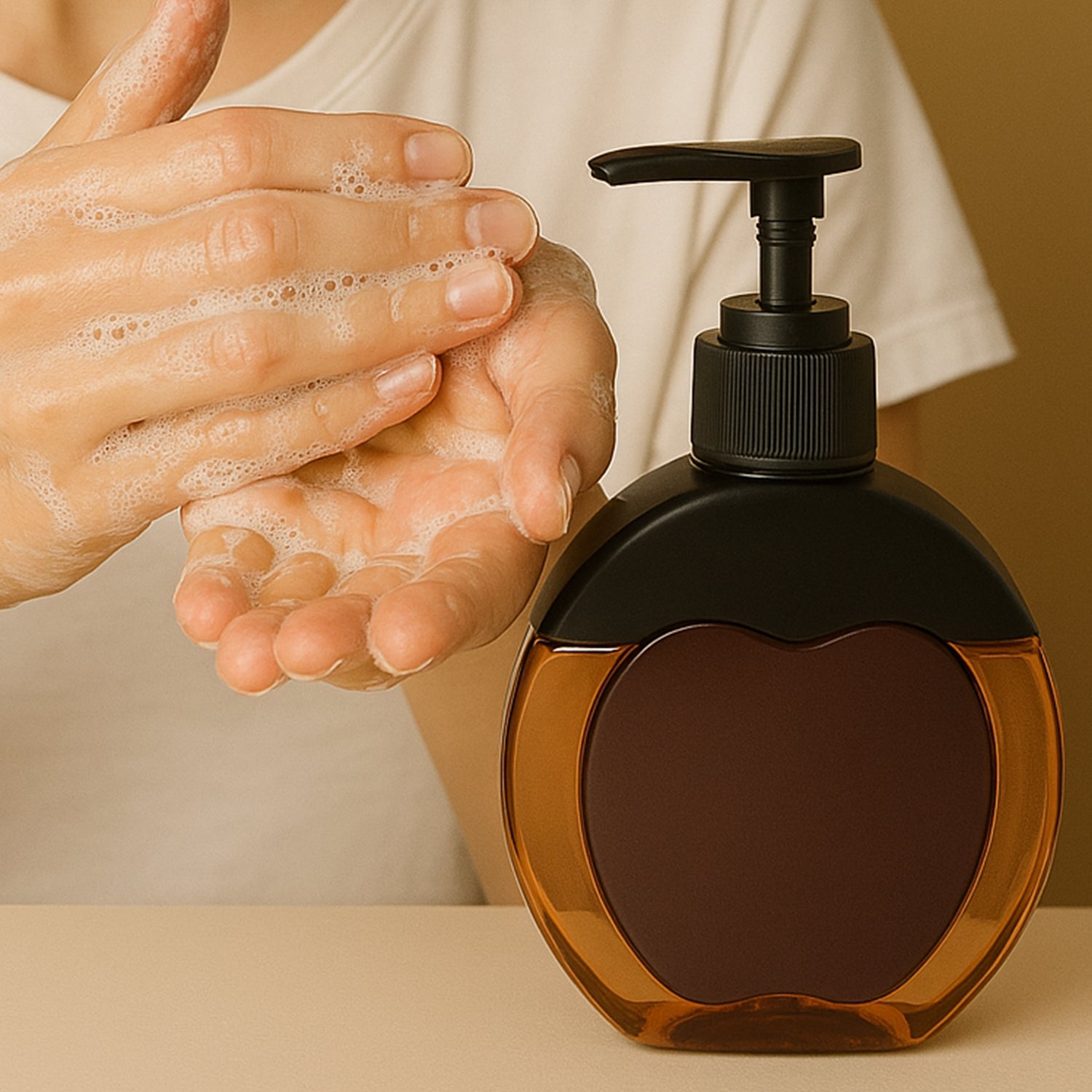 Refillable Liquid Soap Dispenser (350 ML Approx) - Image 4