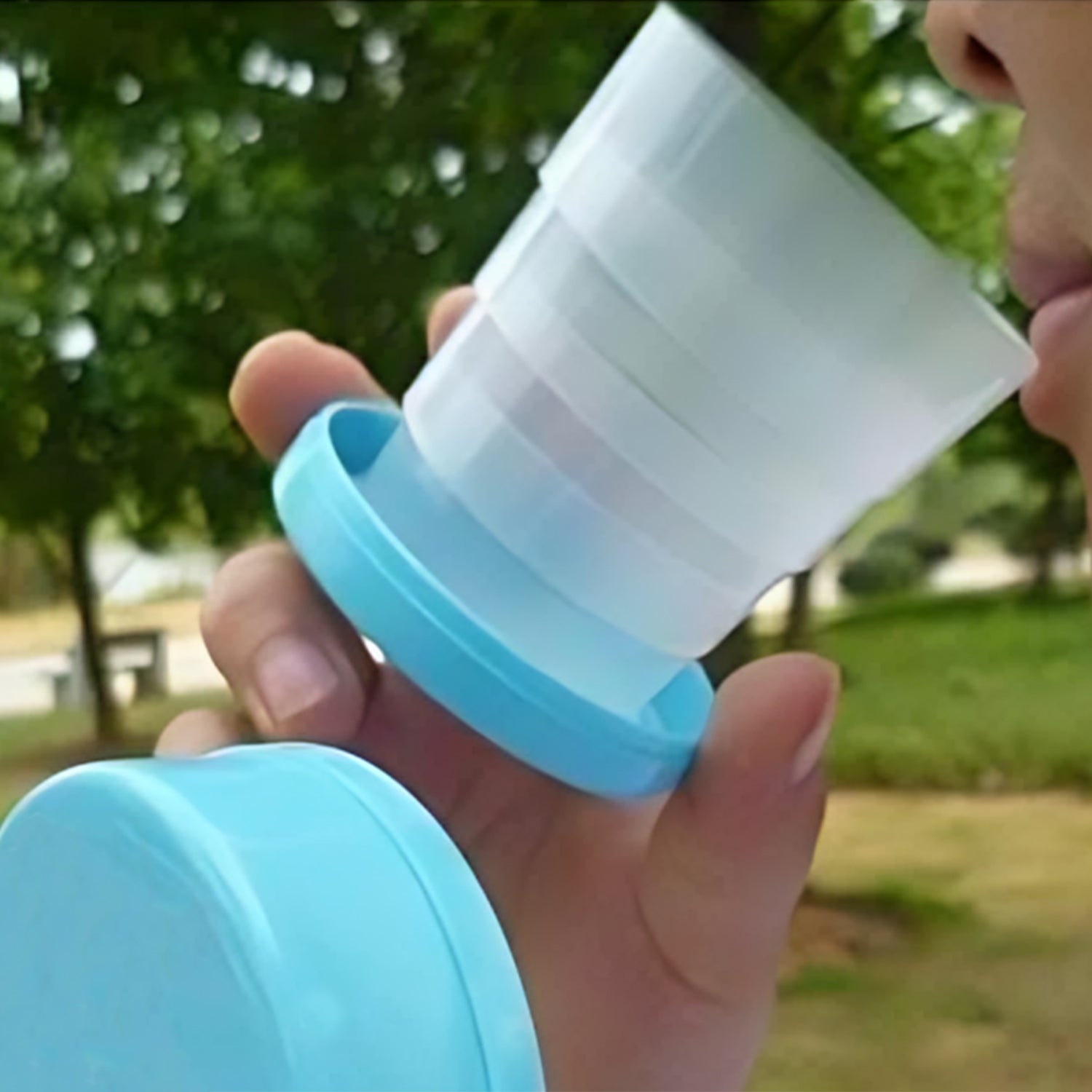 B Grade Portable Travelling Cup / Tumbler With Lid (Pack of 1) - Image 3