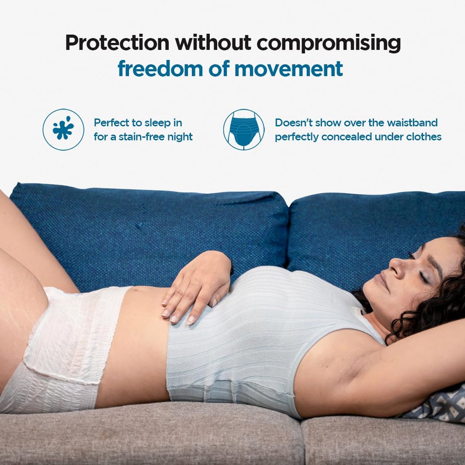 Women's Emergency Kit, Travel Kit- Includes Seamless Underwear, Pantyliner, Feminine Hygiene Sachet First Period Kit (10 Pcs) - Image 4