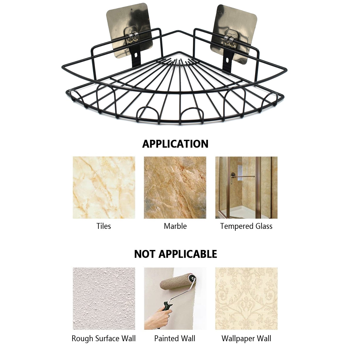 1 Pc Shower Caddy Corner for holding and storing various household stuffs and items etc. - Image 9