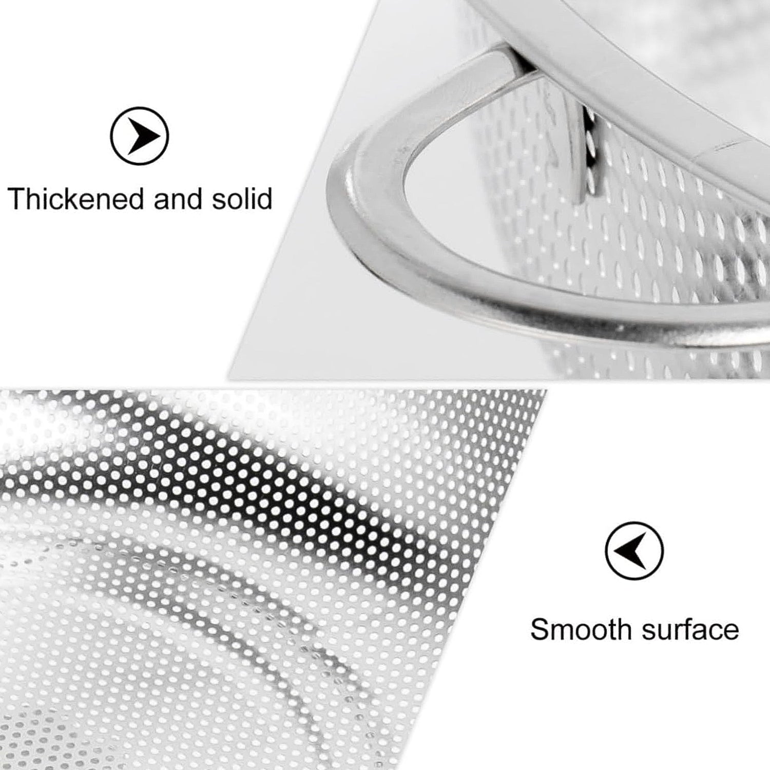 Stainless Steel Rice Vegetables Washing Bowl Strainer Collapsible Strainer. - Image 8