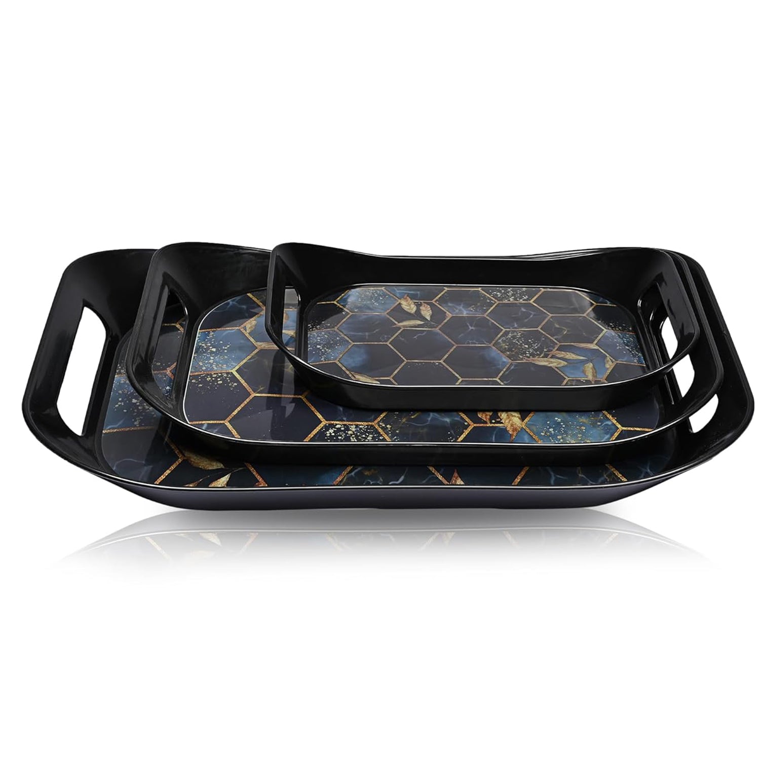 Premium Plastic Serving Tray (3 Pc) - Image 5