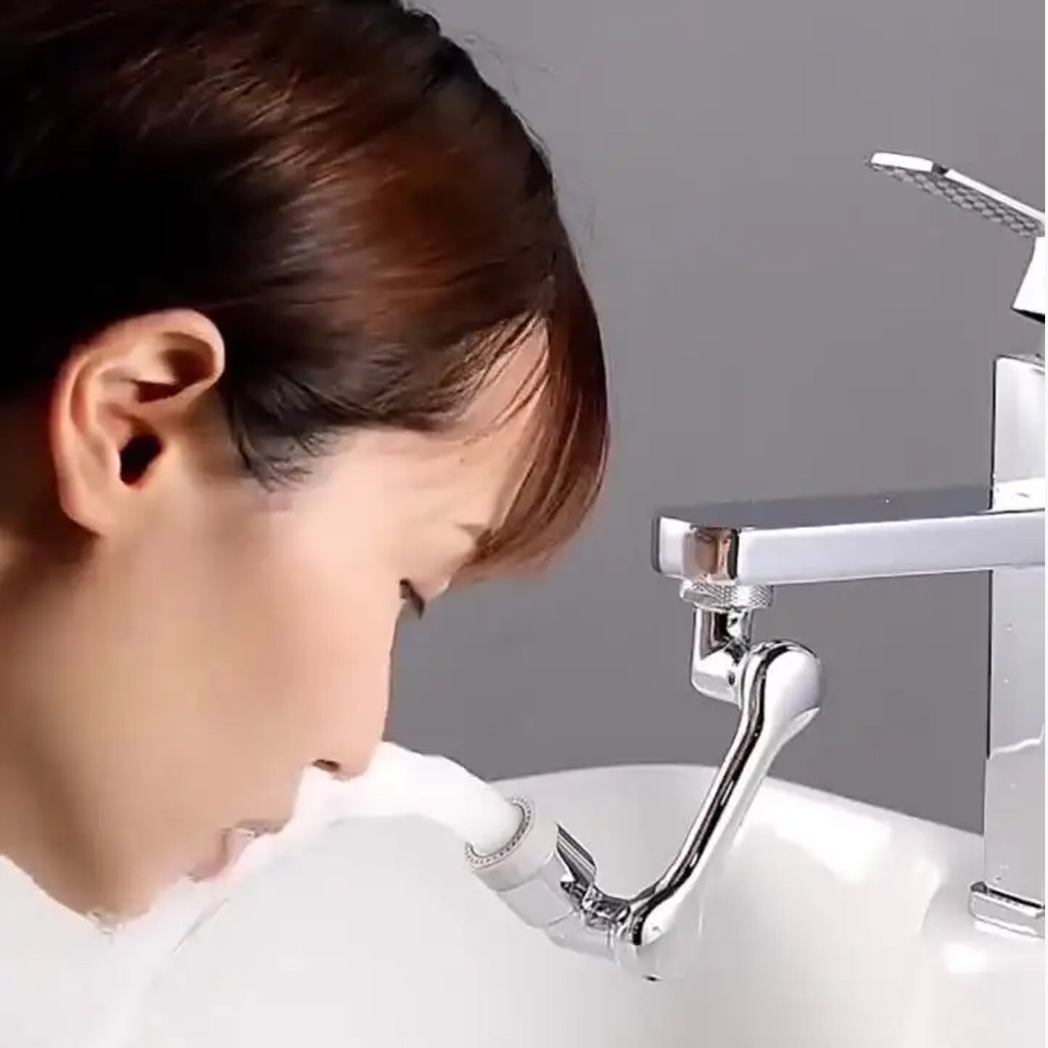 Rotating Splash Filter Faucet Sprayer Head Double O-ring Design For Bathroom Kitchen - Image 8