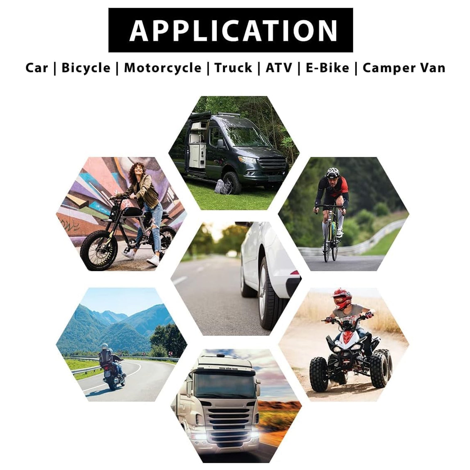 Tire Repair Rubber Nail Car Tire Repair Nails Tire Repair Rubber Screws, Black (10 Pcs Set) - Image 3