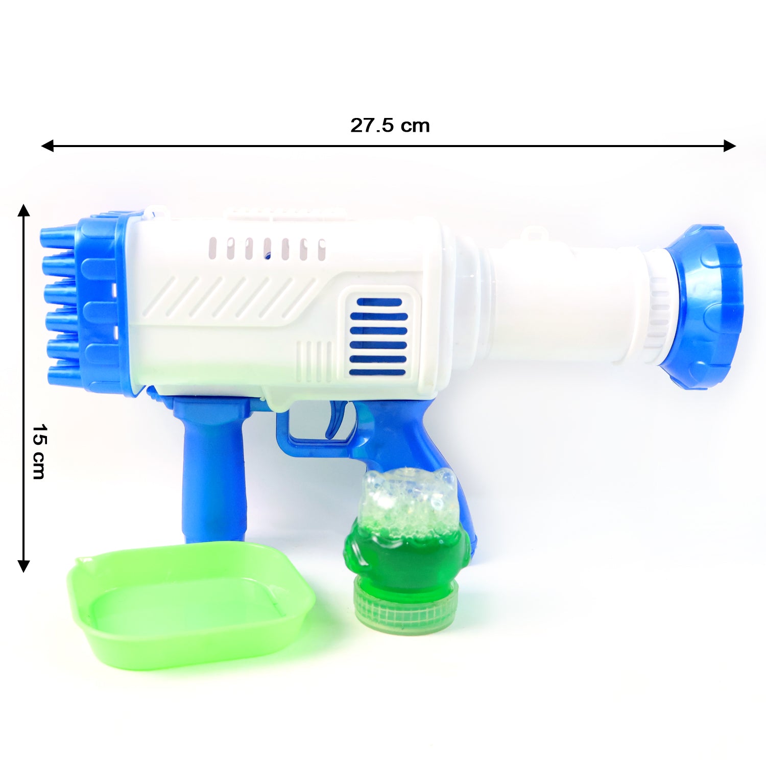 32 Holes Big Powerful Machine Bubble Gun Toys (1 Set) - Image 6