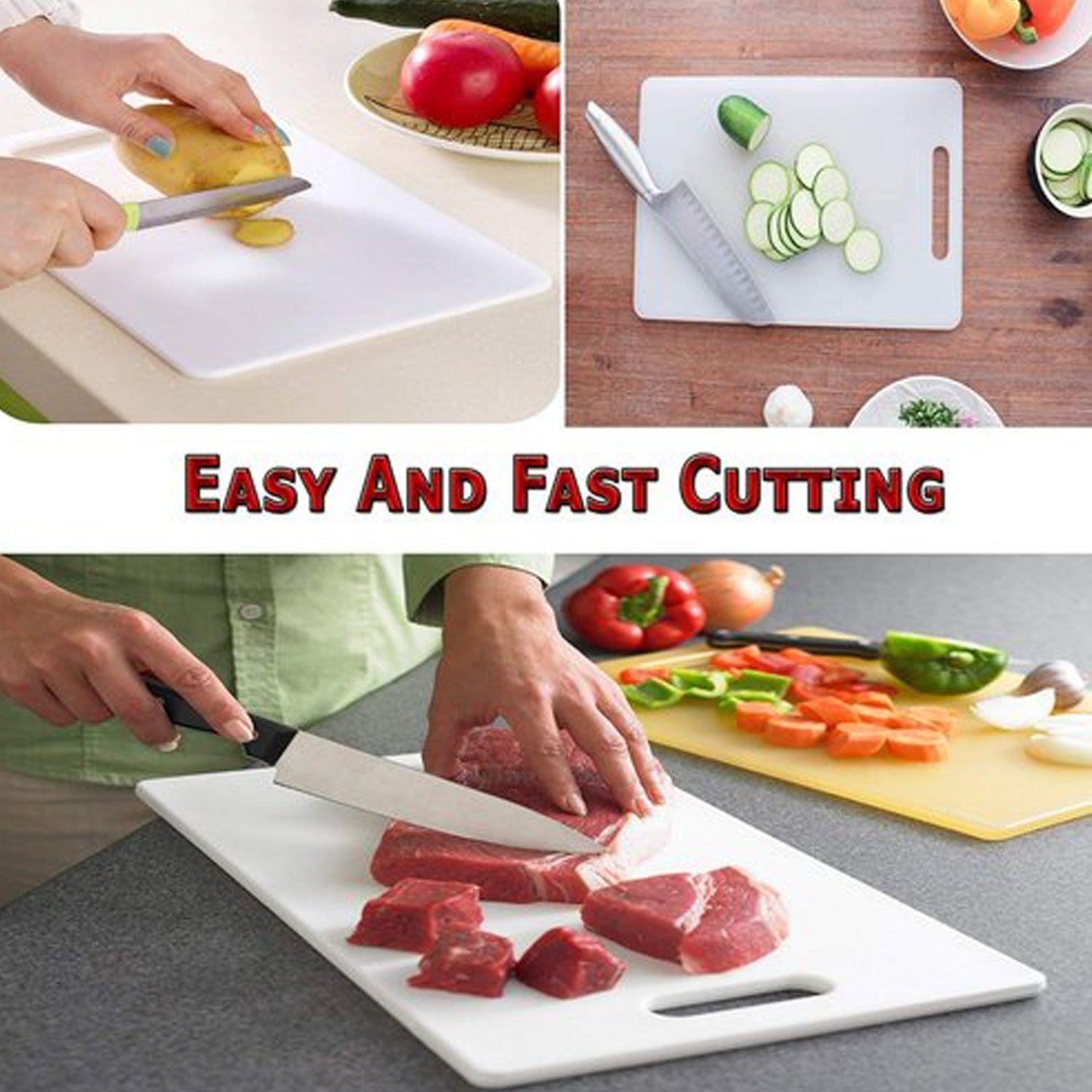 Kitchen Plastic Cutting / Chopping Board - Image 4
