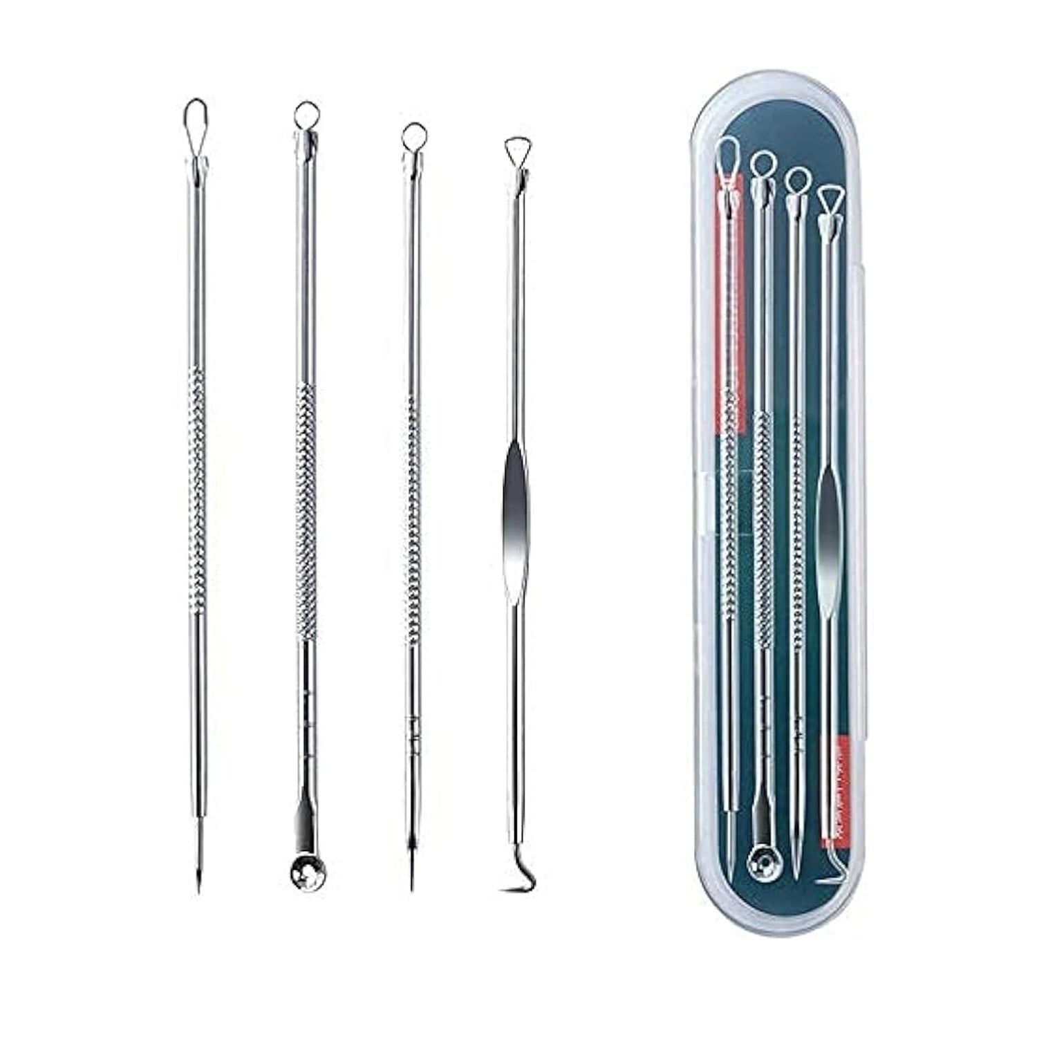 Blackhead Remover, 4-in-1 Stainless Steel Pimple Extractor Tool (1 Pc) - Image 5