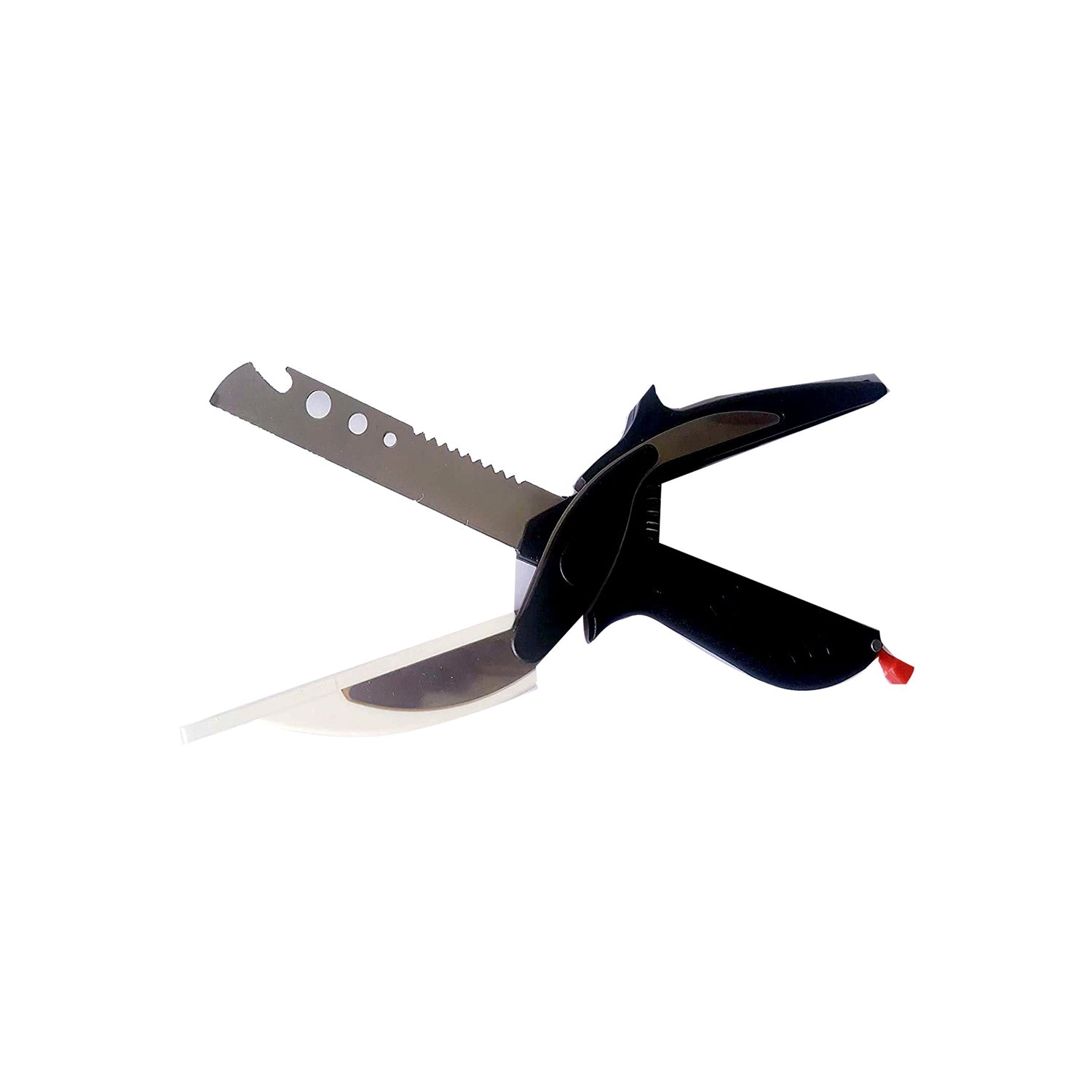 Stainless Steel 4 in 1 Clever Cutter, Black - Image 4