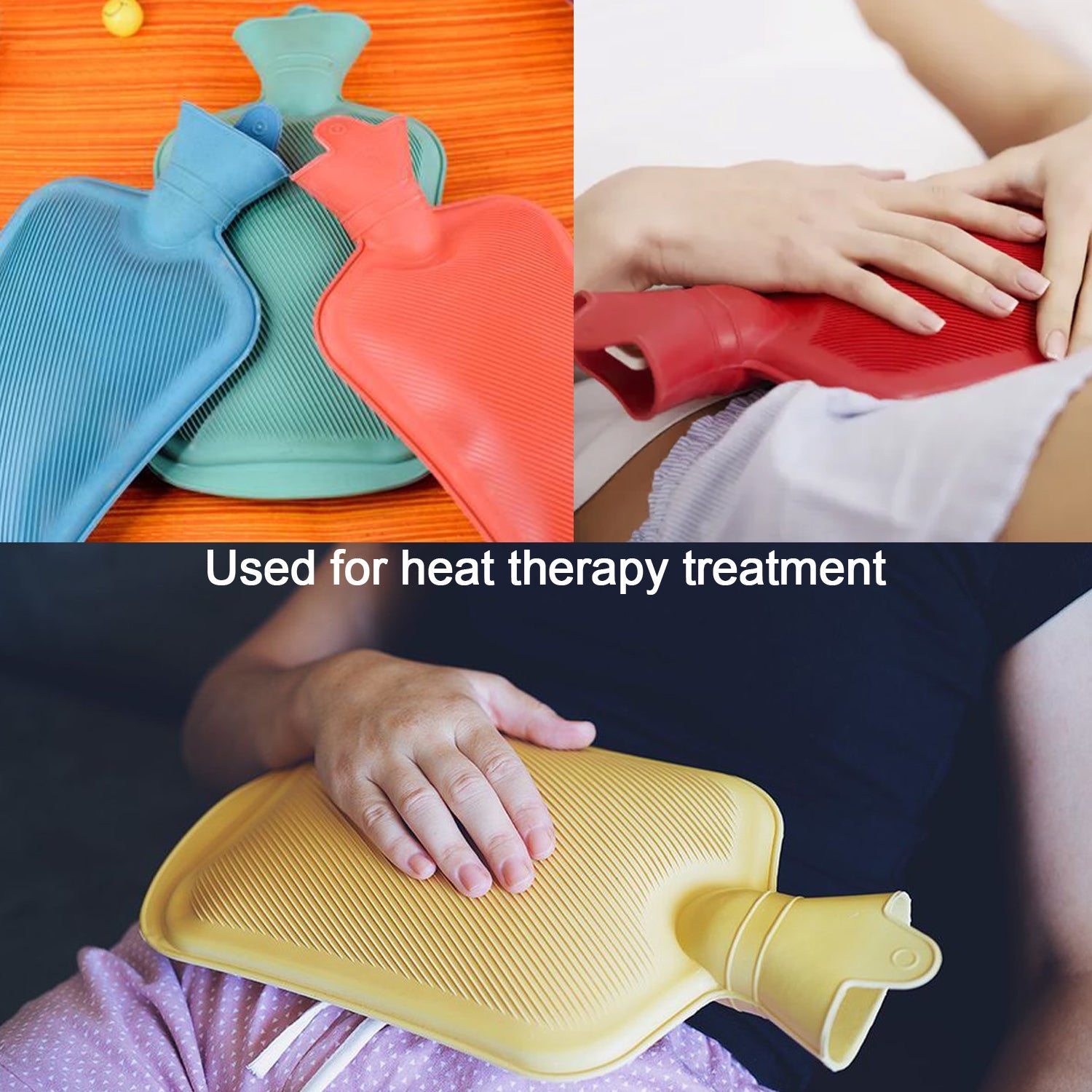 Rubber Hot Water Heating Bag for Pain Relief(Medium) - Image 6