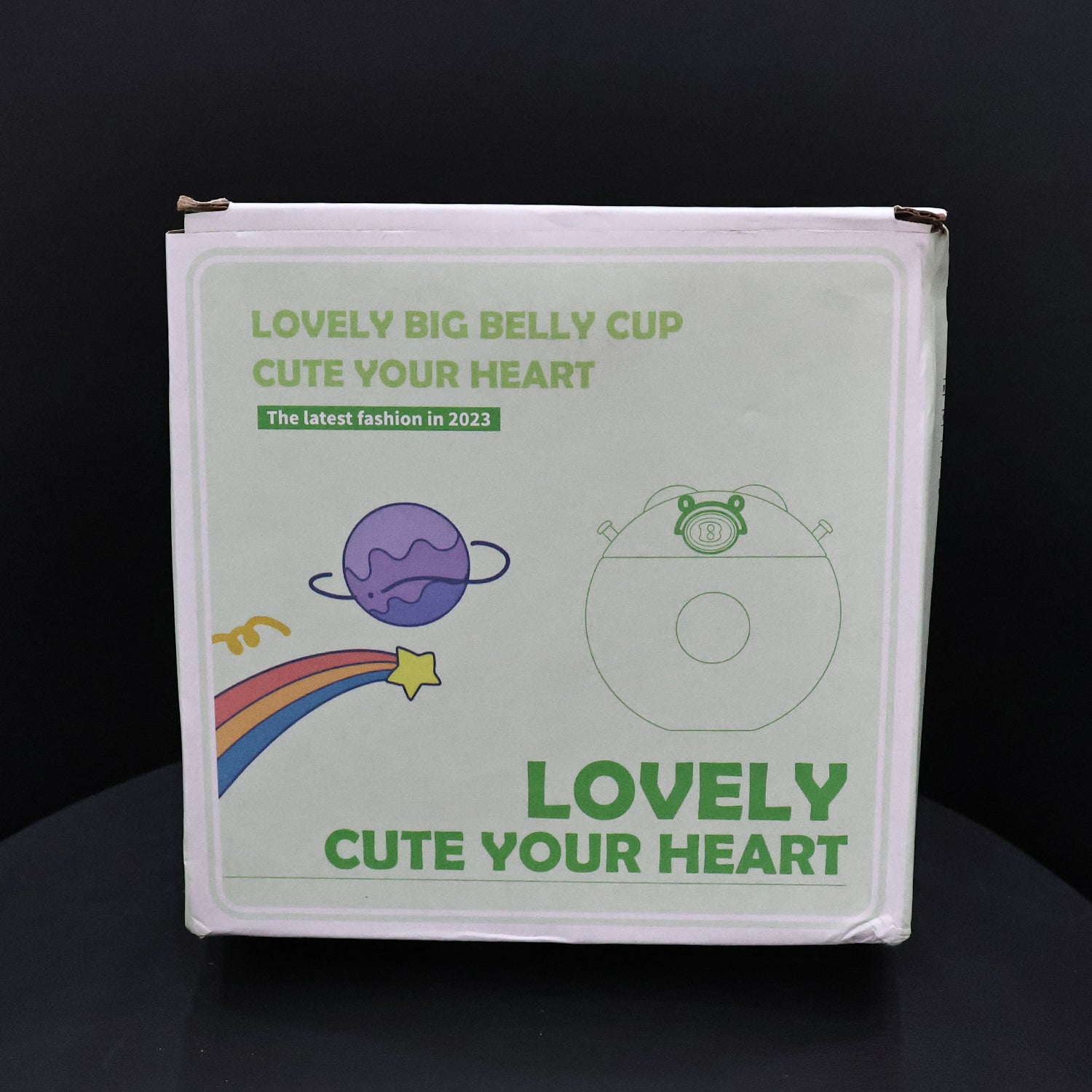 Round Belly Shape Kids Water Bottle (400Ml / 1 Set ) - Image 7