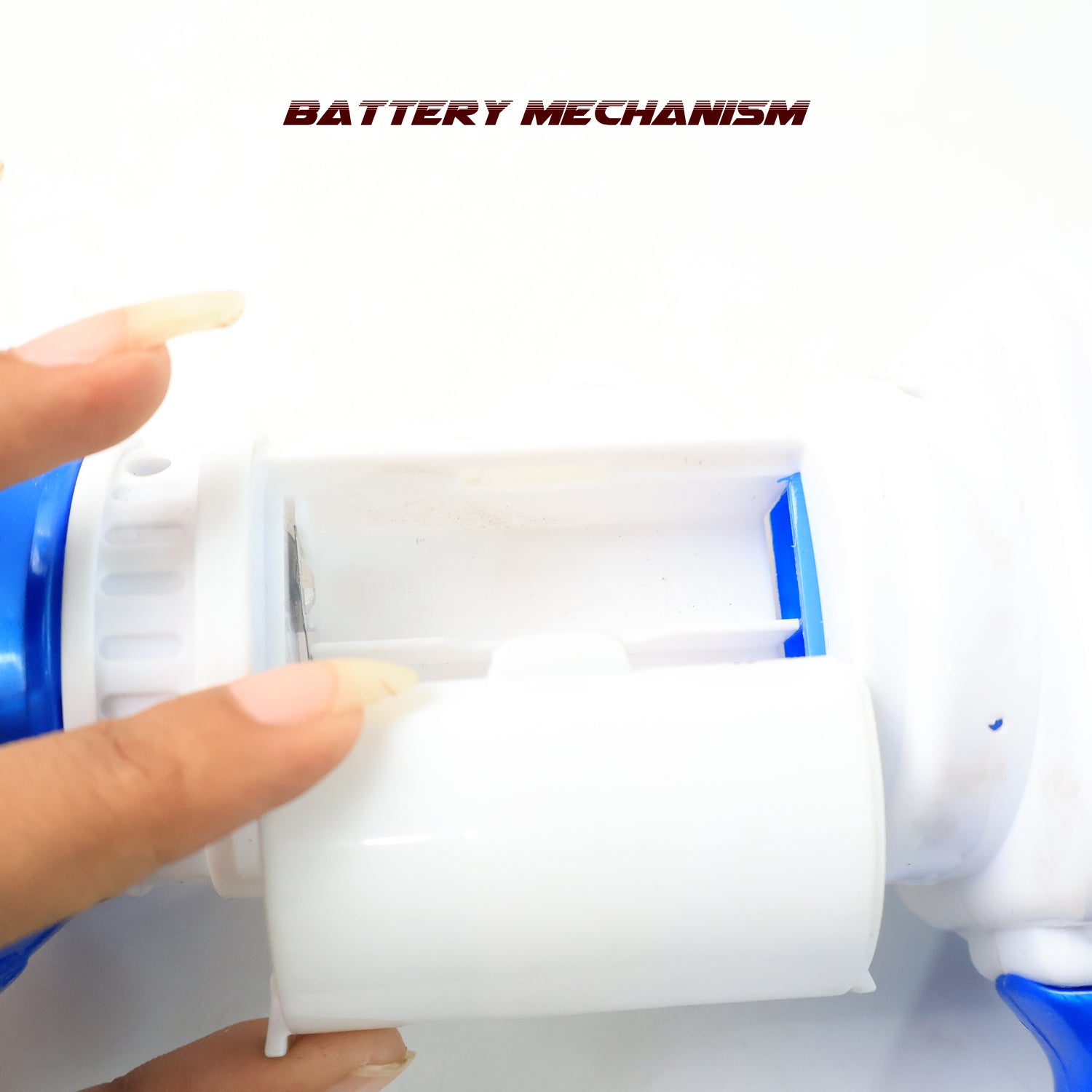 32 Holes Big Powerful Machine Bubble Gun Toys (1 Set) - Image 7