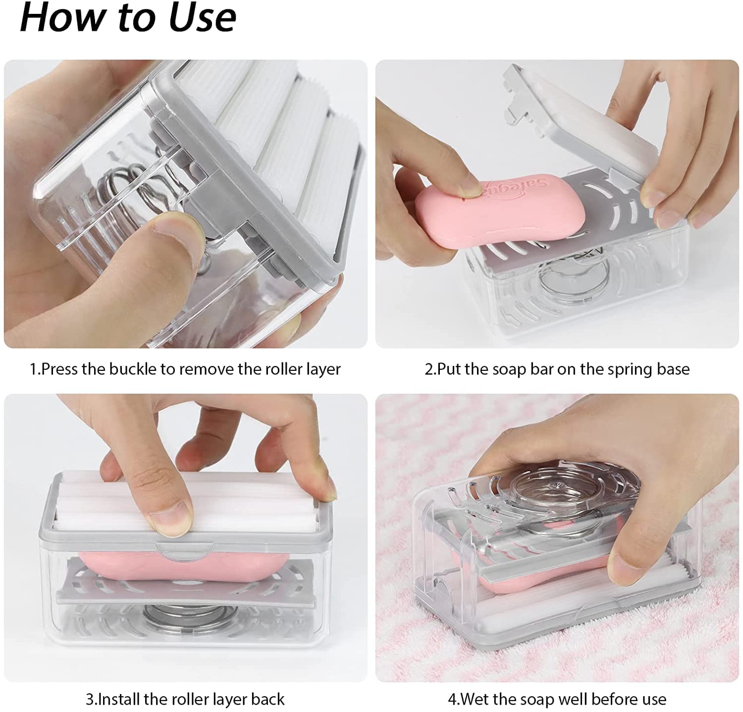 2 in 1 Soap Roller with Case (1 Pc) - Image 4