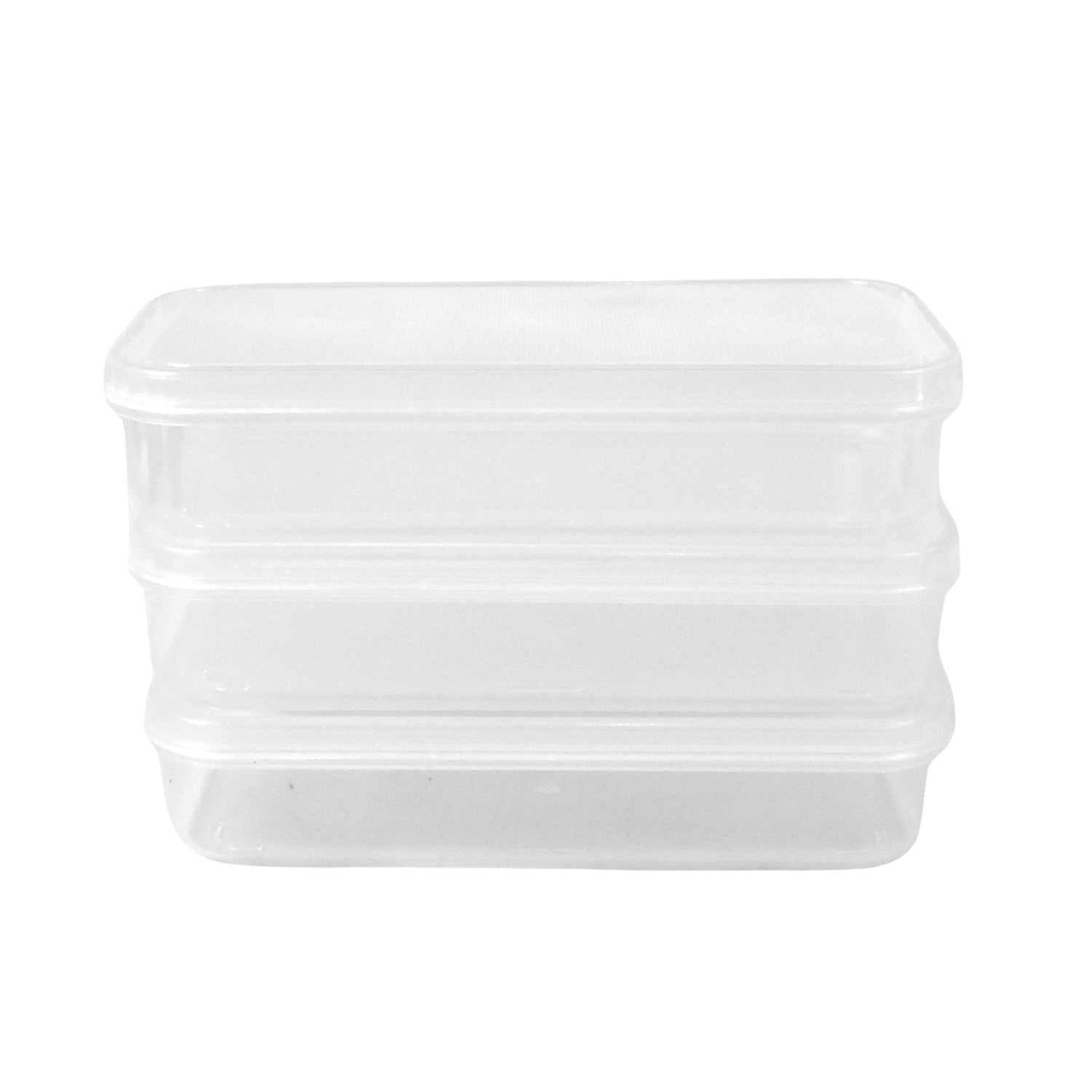 Plastic Square Lunch Box, Kitchen Containers Set (3 Pcs Set) - Image 5