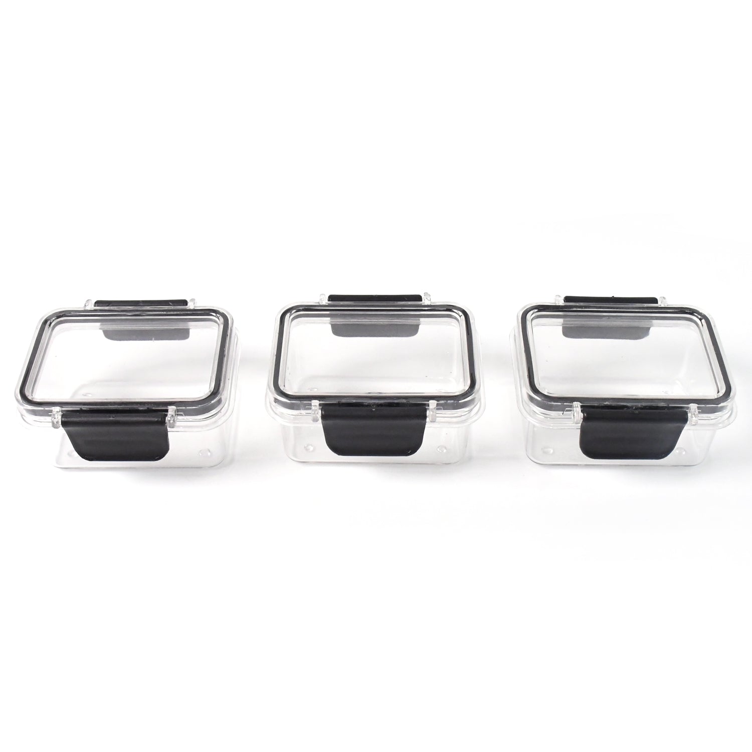 Kitchen Storage Container with Air Seal Lock Lid (3 Piece Set / 250 ML) - Image 5