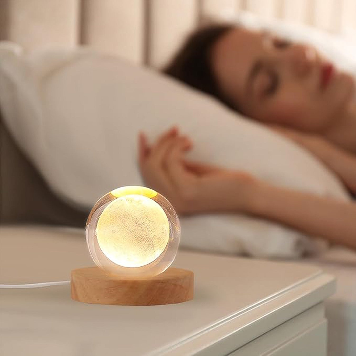 3D Crystal Ball lamps With Base (1 Pc / Mix Design) - Image 10