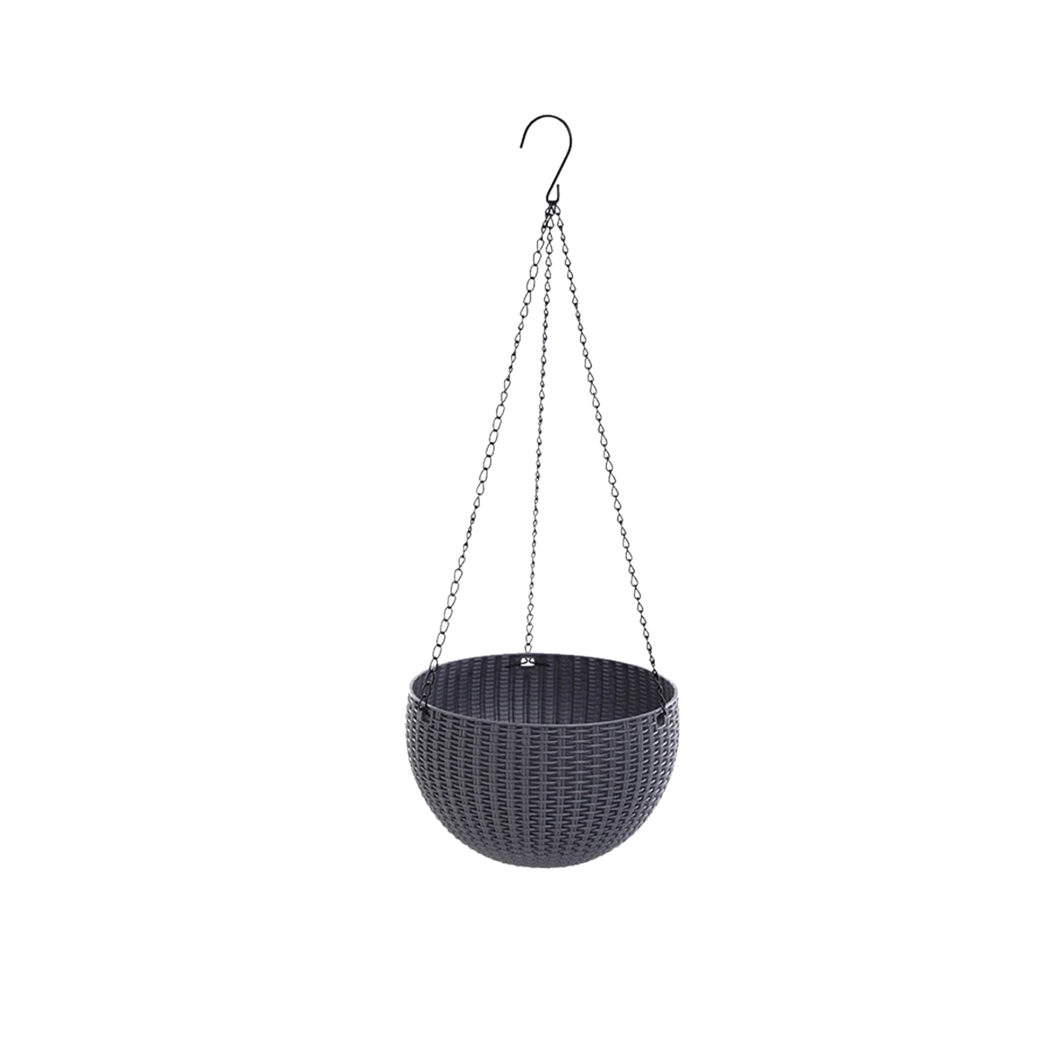 Plastic Hanging Flower Pot and Flower Pot with Chain (6 Pc) - Image 5
