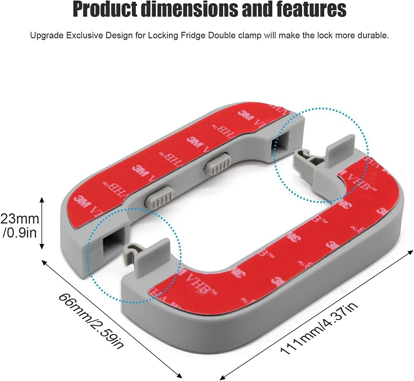 Fridge Freezer Door Lock -Baby Safety Child Lock - Image 7