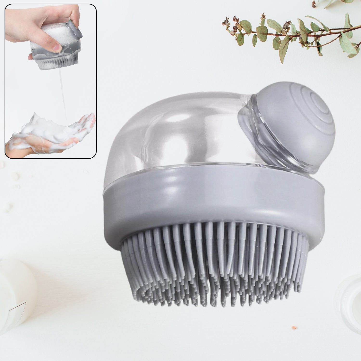 Head Scalp Massager Shampoo Brush (1 Pc) - Image 3