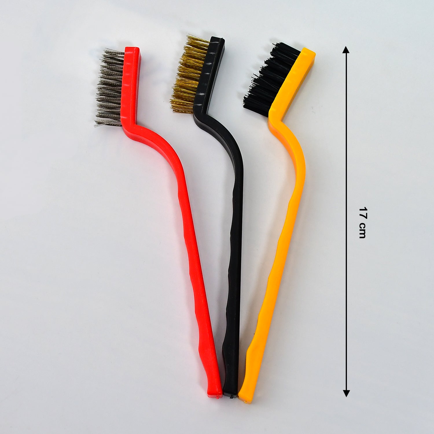 3-Piece Mini Wire Brush Set: Tackle Tough Cleaning Jobs (Multi-Material) - Image 10