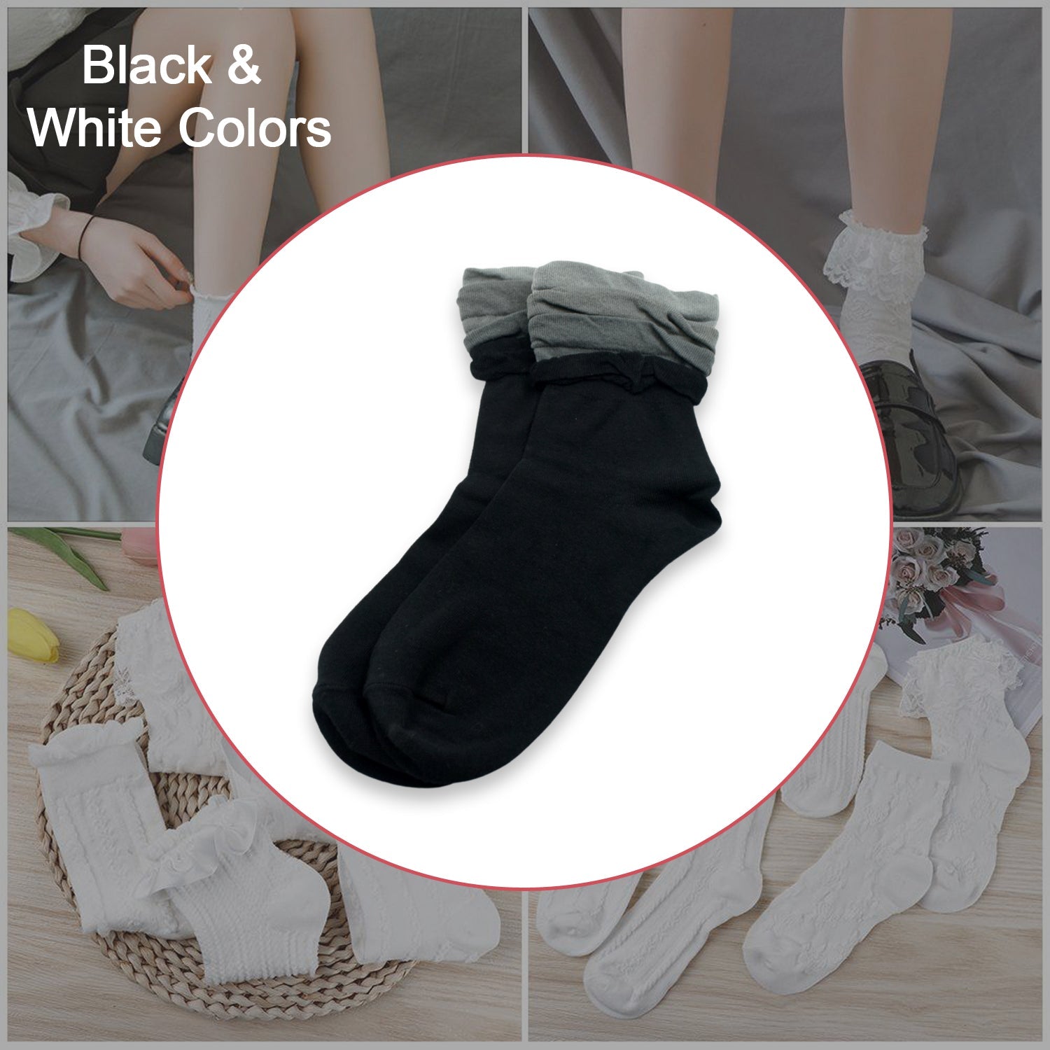 Socks Breathable Thickened Classic Simple Soft Skin Friendly - Image 3