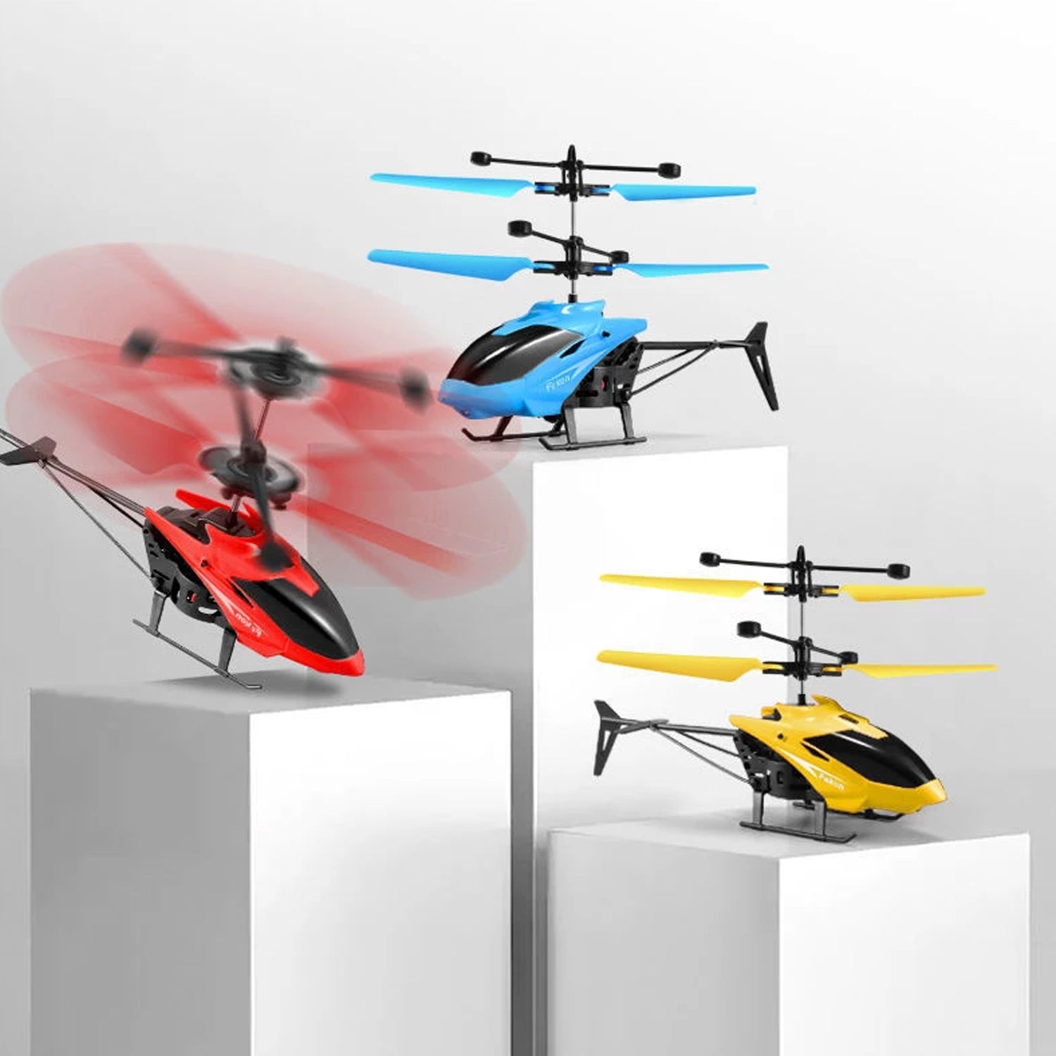 Remote Control Helicopter with USB Chargeable Cable for Boy and Girl Children (Pack of 1) - Image 14