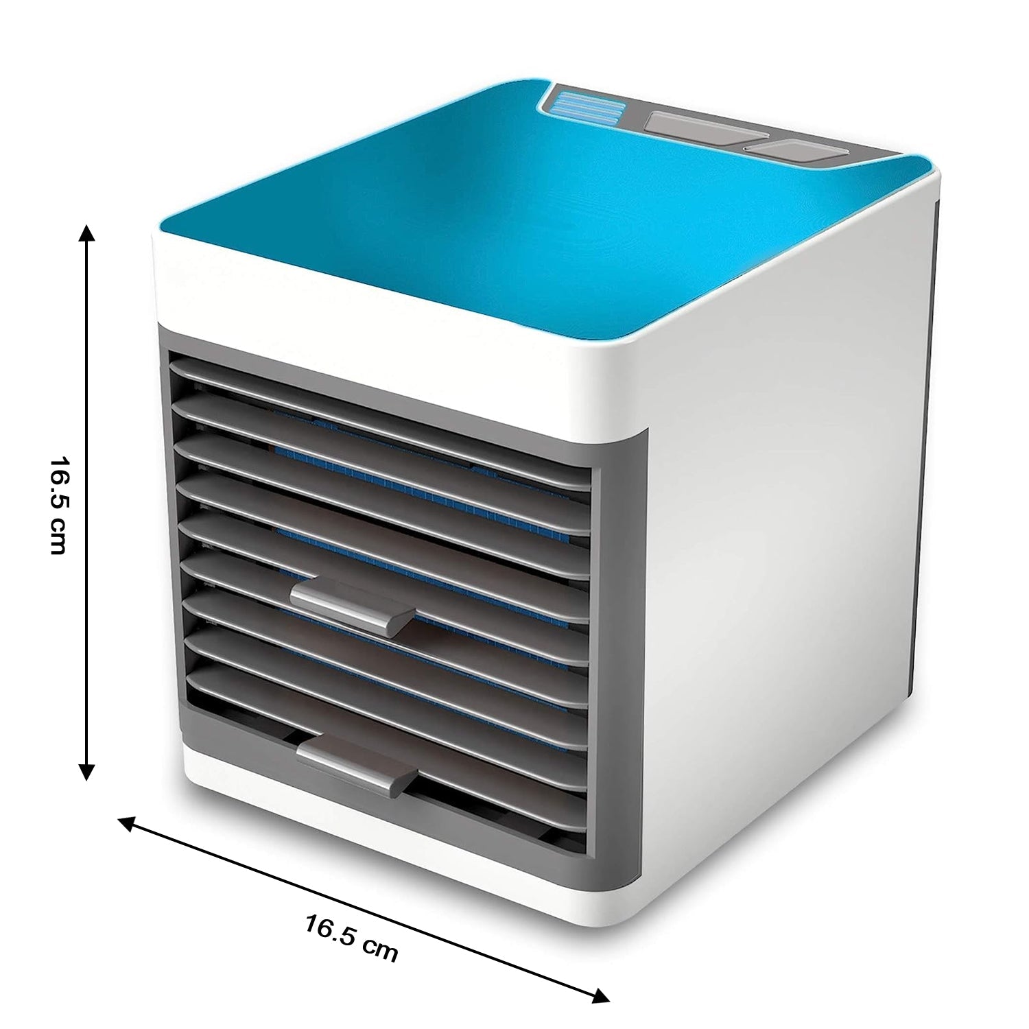 Mini Portable Air Cooler with LED Light & Water Fill - Image 7