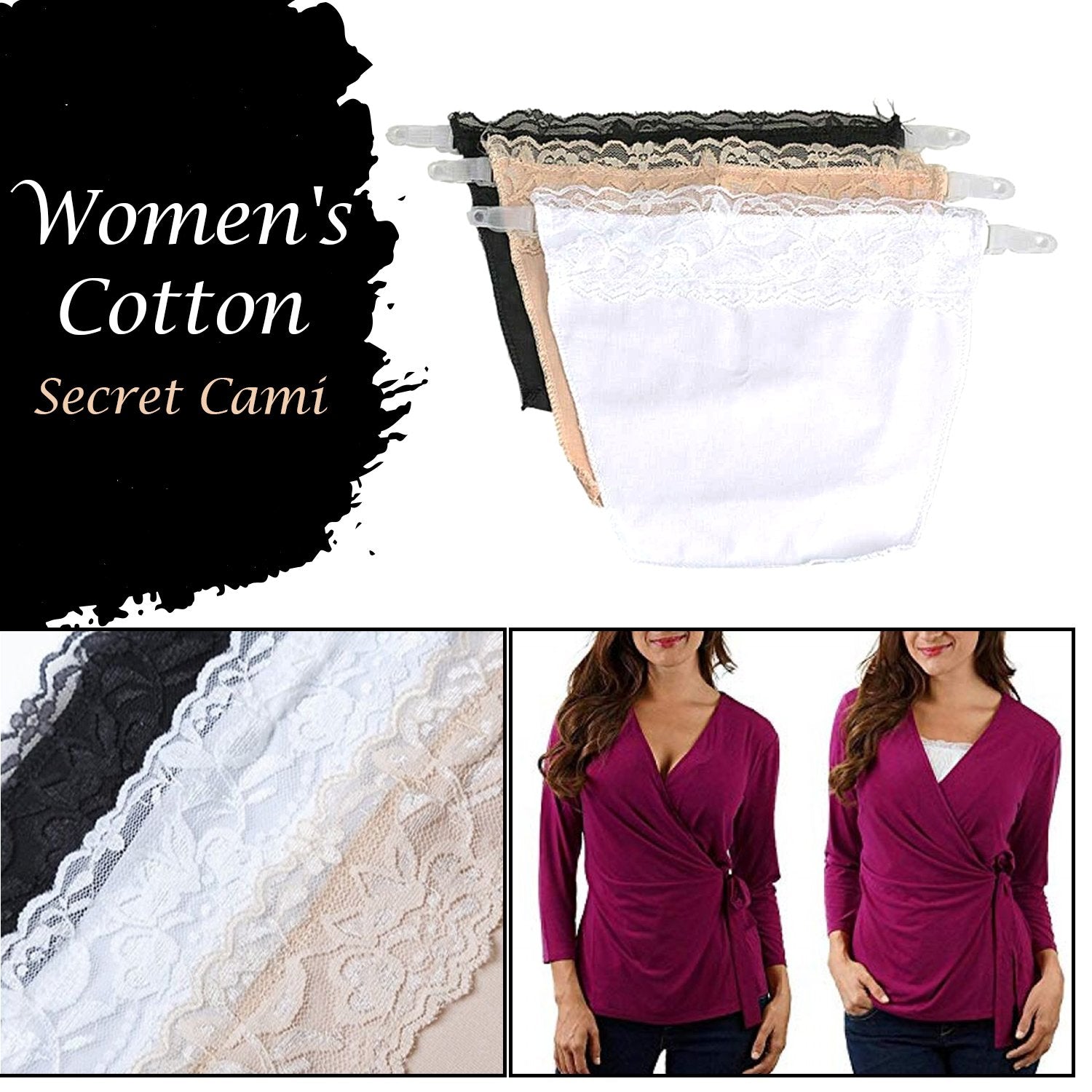 Women's Cotton Secret Cami - Image 6