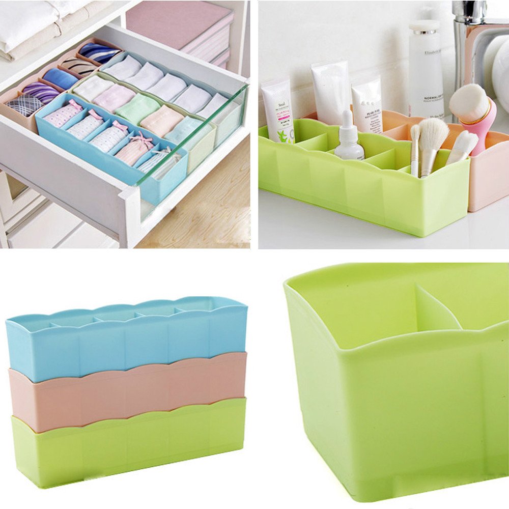Dividers Tray Organizer Clear Plastic Bead Storage Tray (Multicolour) - Image 11