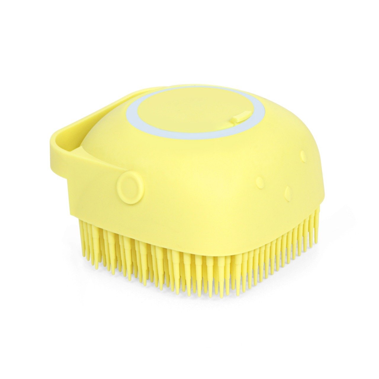 Silicone Massage Bath Body Brush Soft Bristle With Shampoo Dispenser - Image 9
