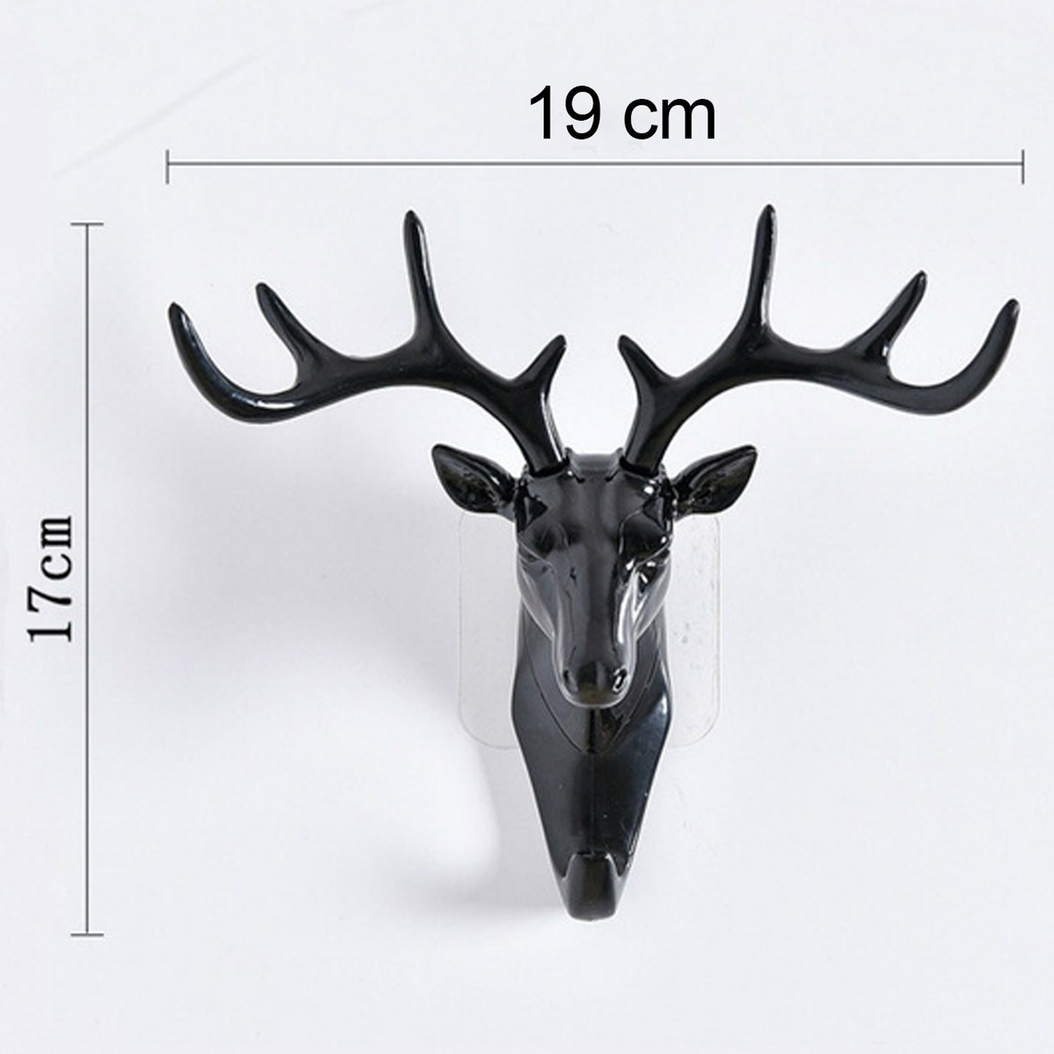 Deer Head Self Adhesive Wall Door Hook Hanger - Image 6