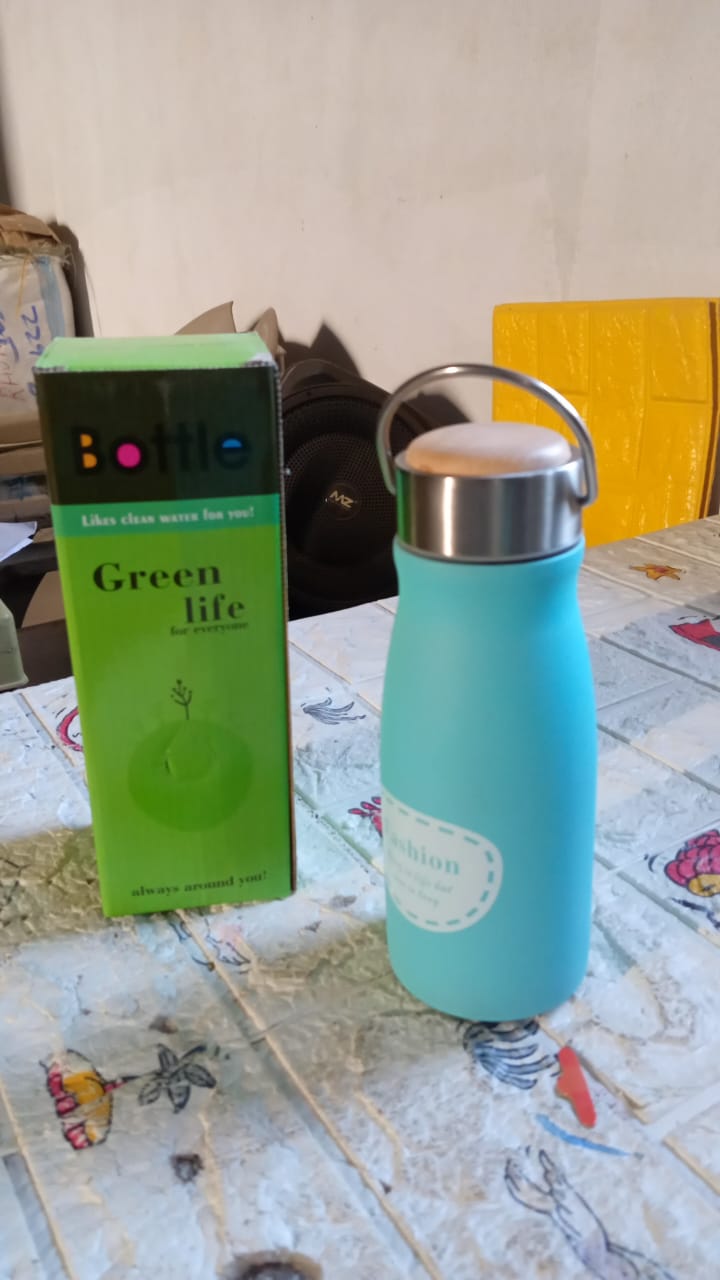 Stainless Steel Water Bottle for Gym & Office (360ml, Leak-Proof) - Image 8