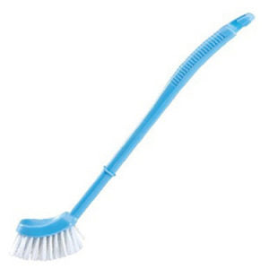 Single Sided Bristle Plastic Toilet Cleaning Brush - Image 3