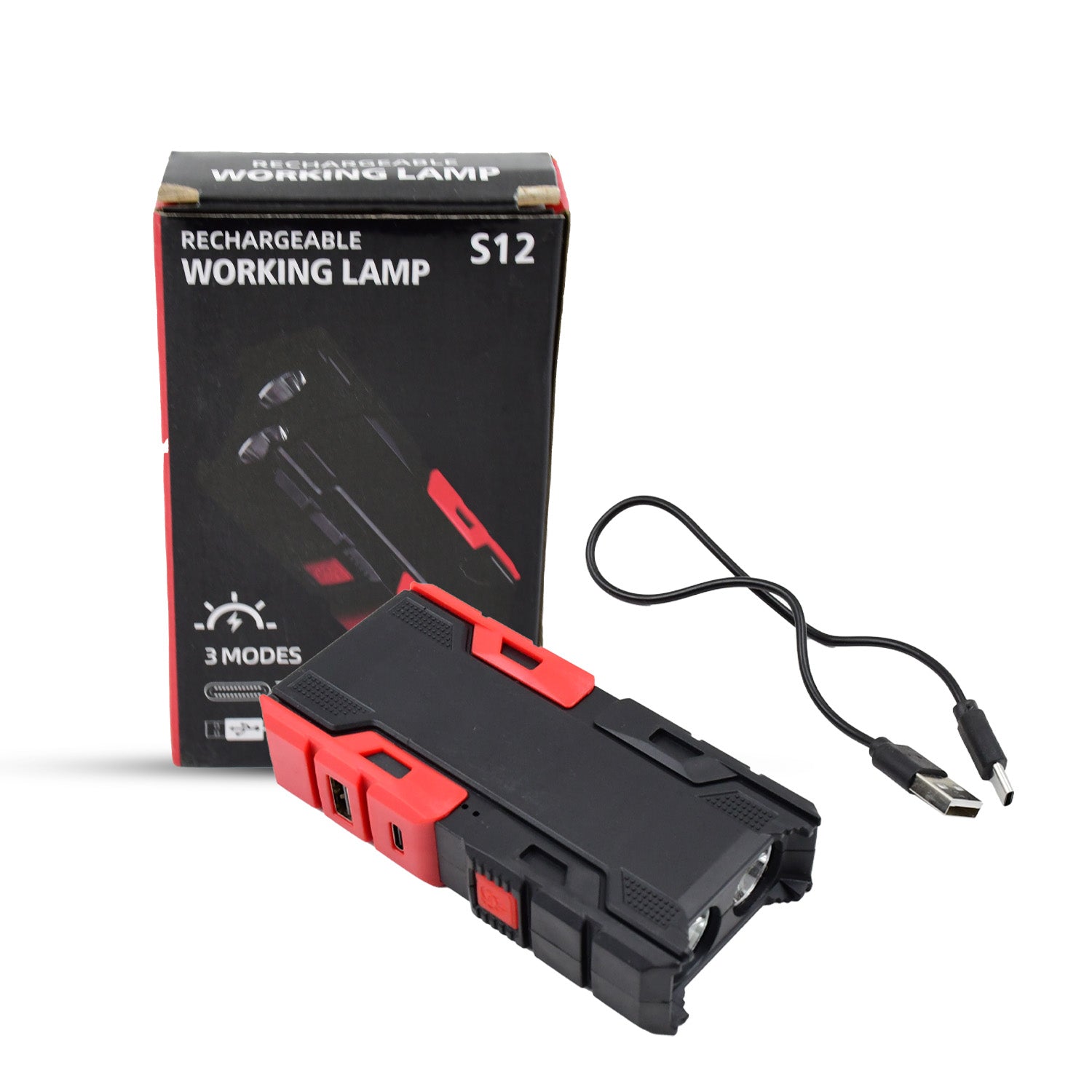 Rechargeable Mini LED Flashlight with Power Bank, 3 Modes (1 Pc) - Image 5