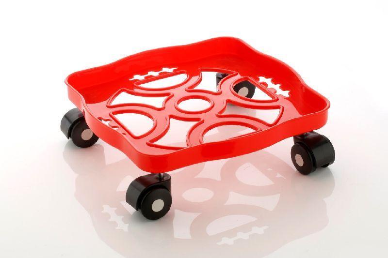 Square Plastic Gas Cylinder Trolley - Image 5