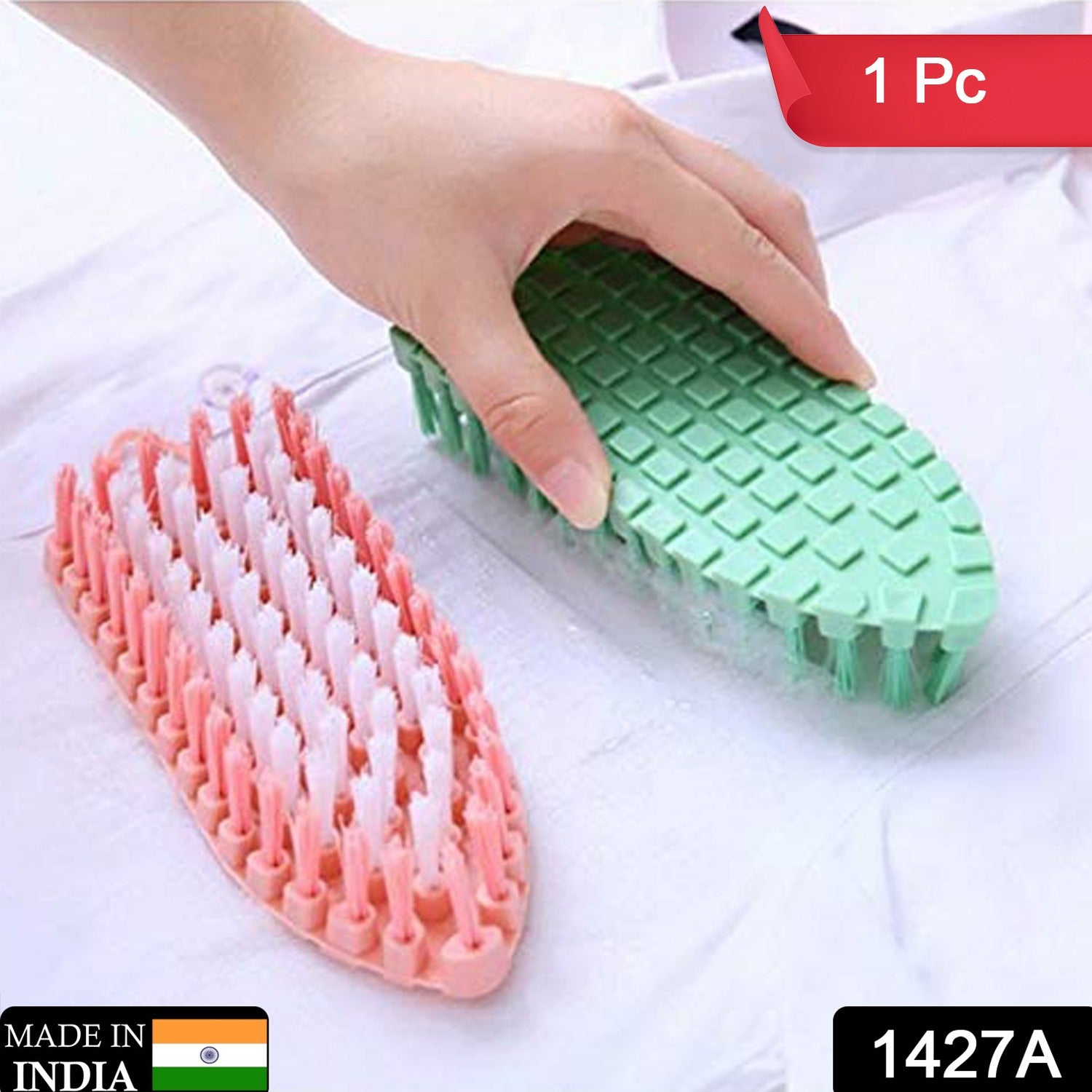 Flexible Plastic Cleaning Brush for Home, Kitchen and Bathroom, - Image 2