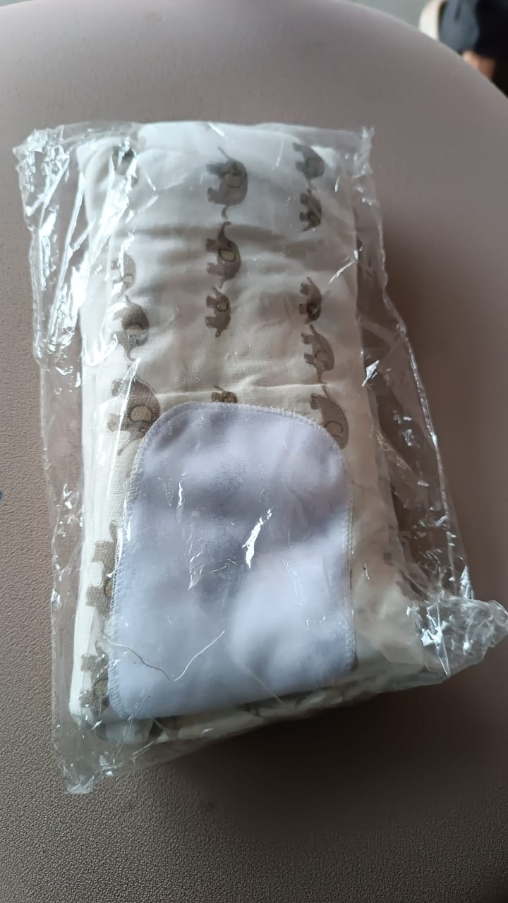 Soft Cotton Adjustable Baby Swaddle Wrap for Newborns (1 Pc) - Image 8