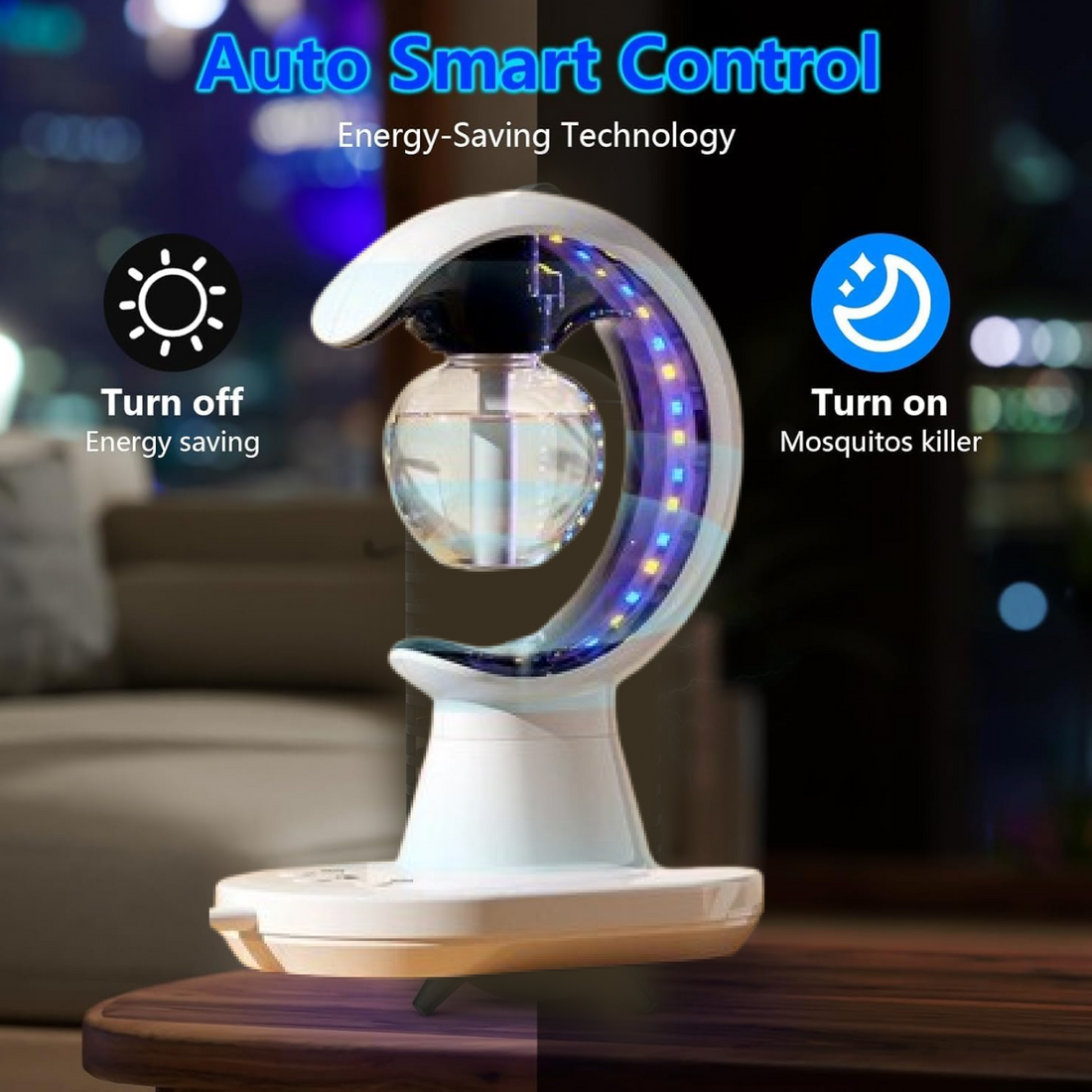 3-in-1 LED Lamp with Humidifier and Mosquito Repellent (1 Pc) - Image 3